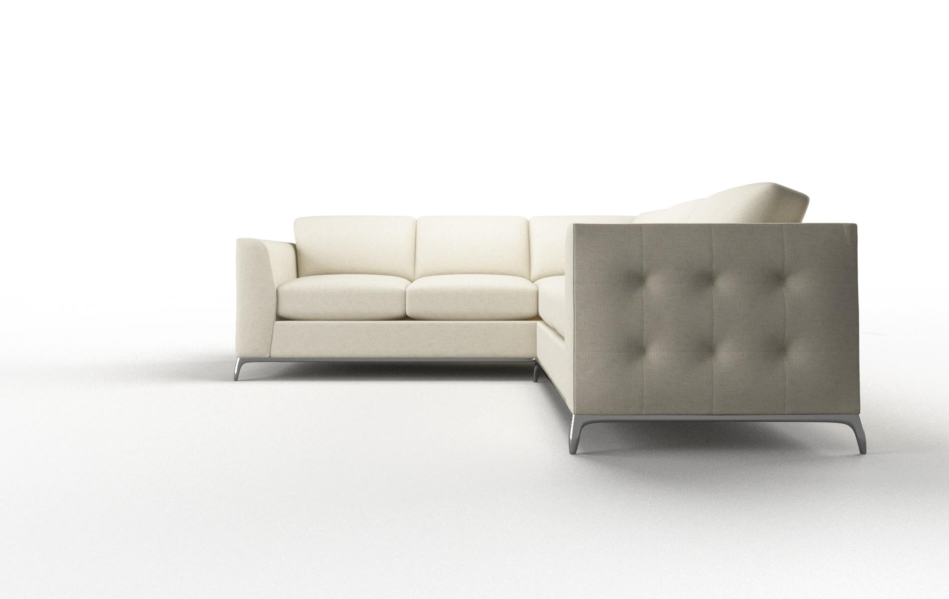 Toronto Phoenix Ivory Sectional metal legs 5