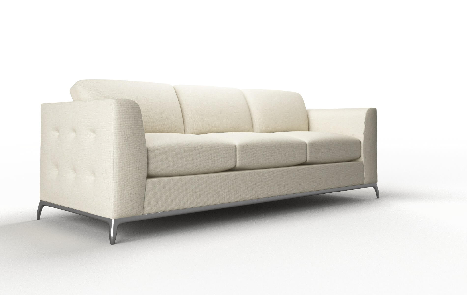 Toronto Phoenix Ivory Sofa metal legs 2
