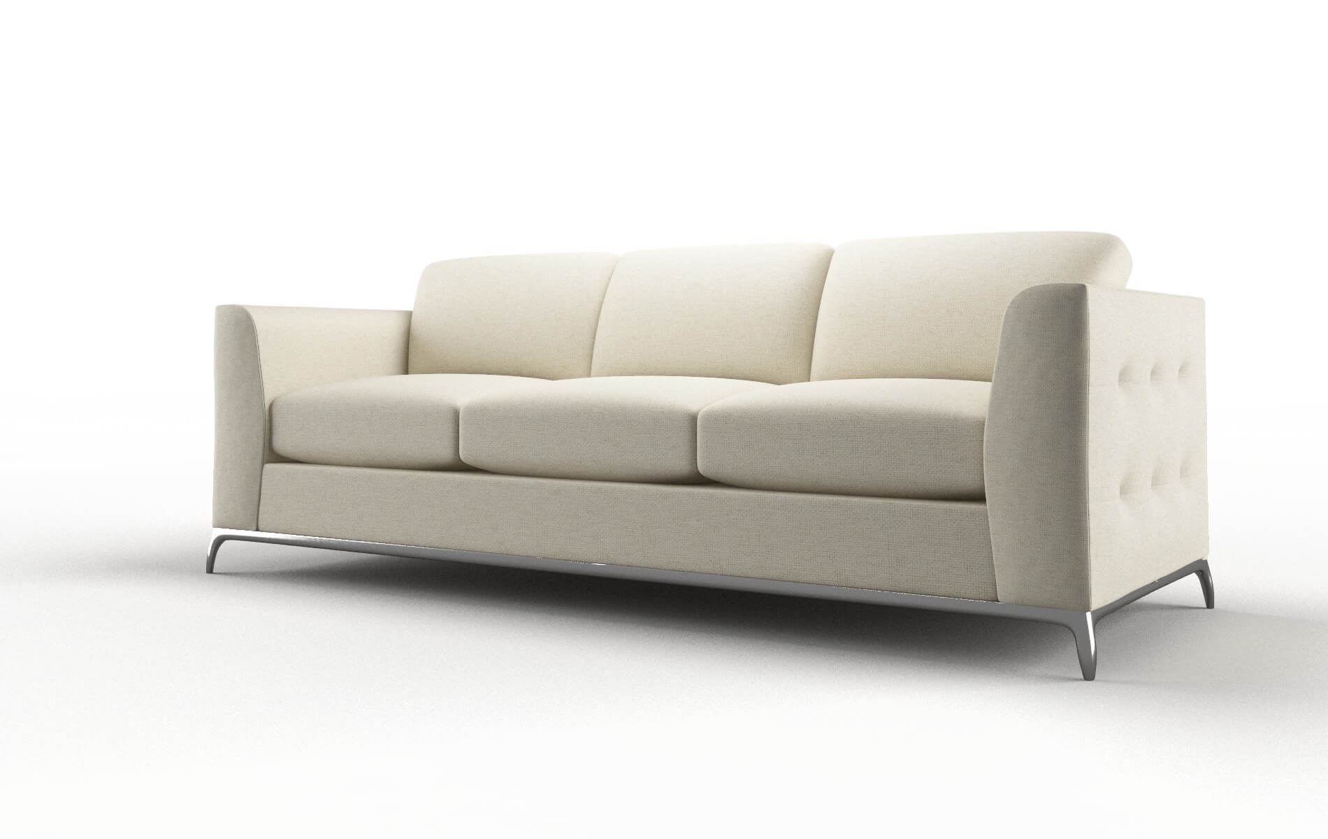 Toronto Phoenix Ivory Sofa metal legs 4