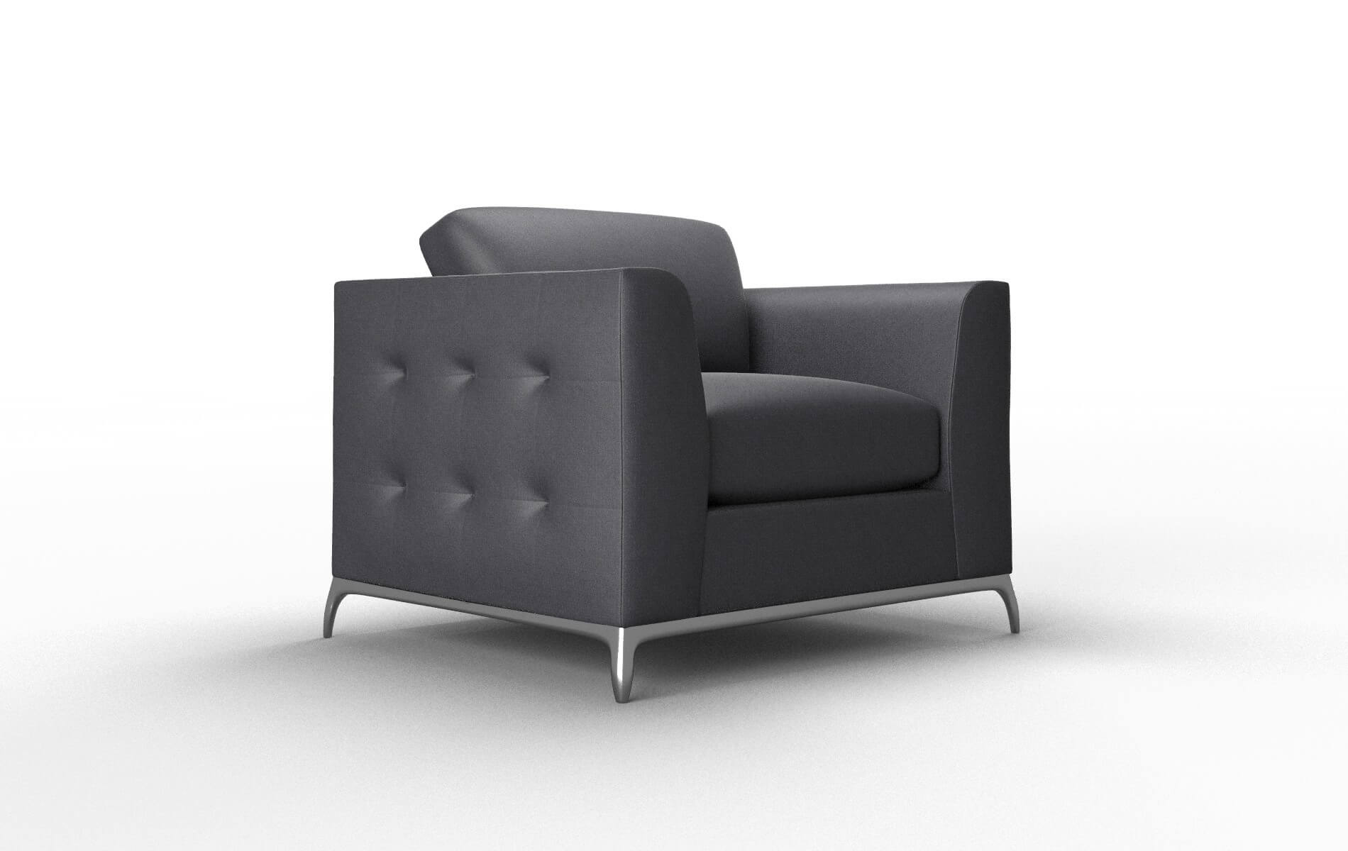 Toronto Redondo Navy Chair metal legs 2