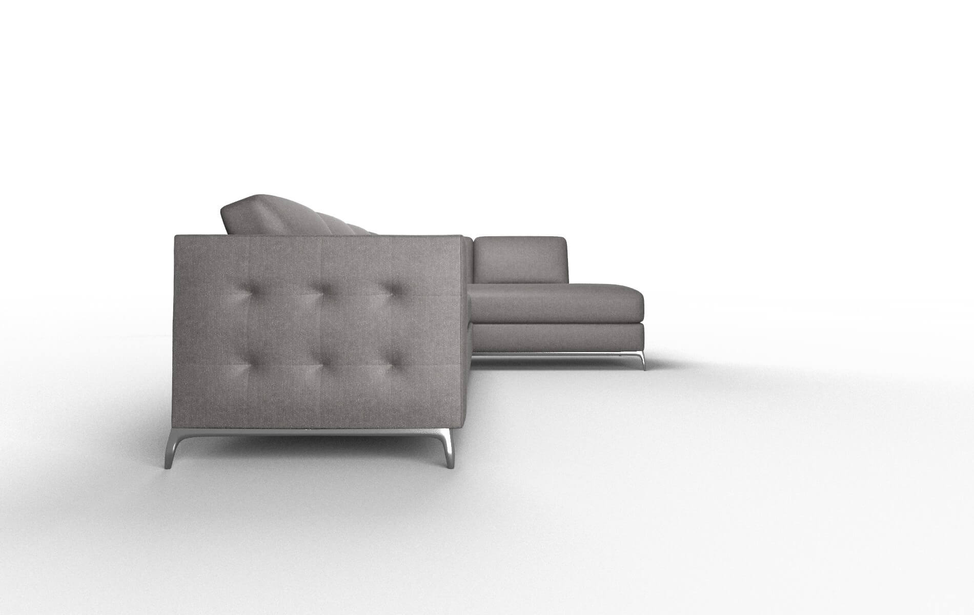 Toronto Sasha Grey Panel metal legs 3