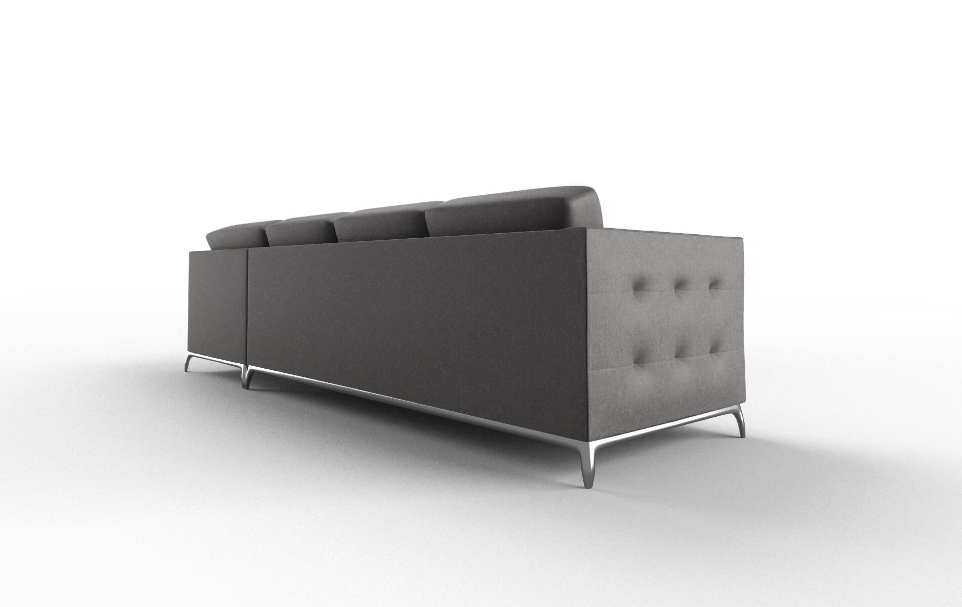 Toronto Sasha Grey Panel metal legs 5