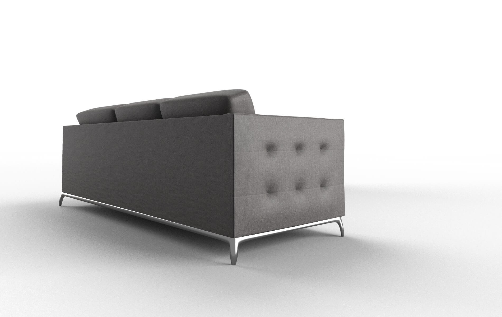 Toronto Sasha Grey Sectional metal legs 3