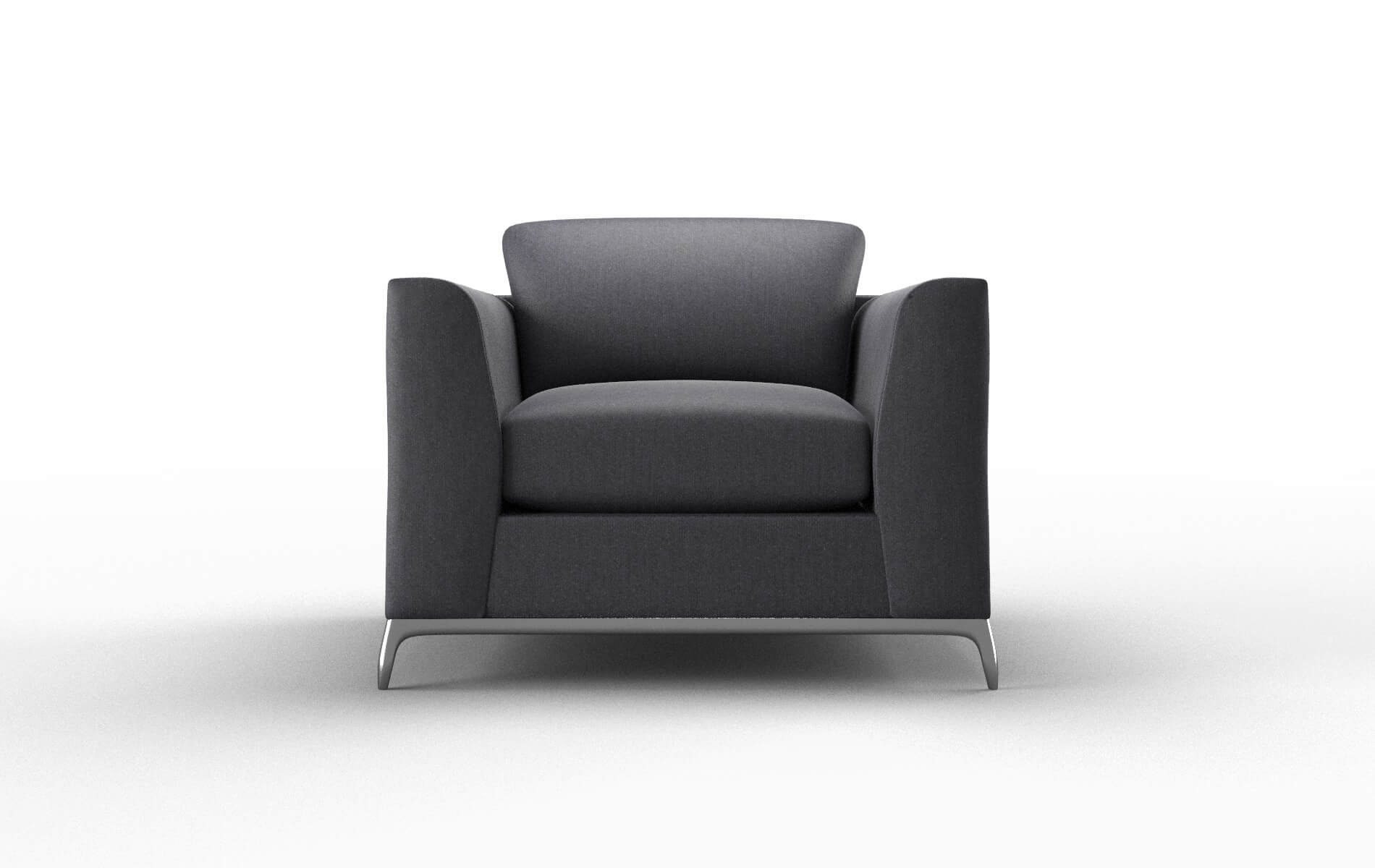 Toronto Sasha navy Chair Metal Legs  1