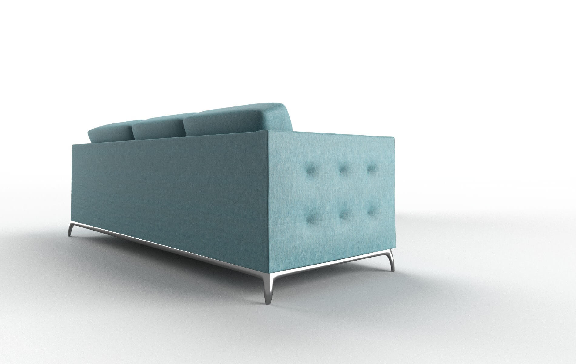 Toronto Sorrento Denim Sectional metal legs 3