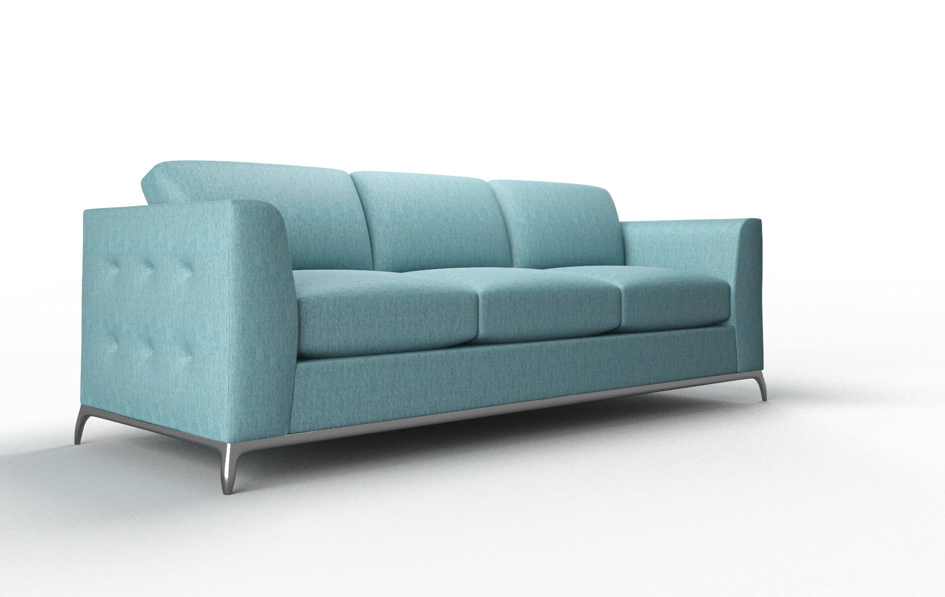 Toronto Sorrento Denim Sofa metal legs 2