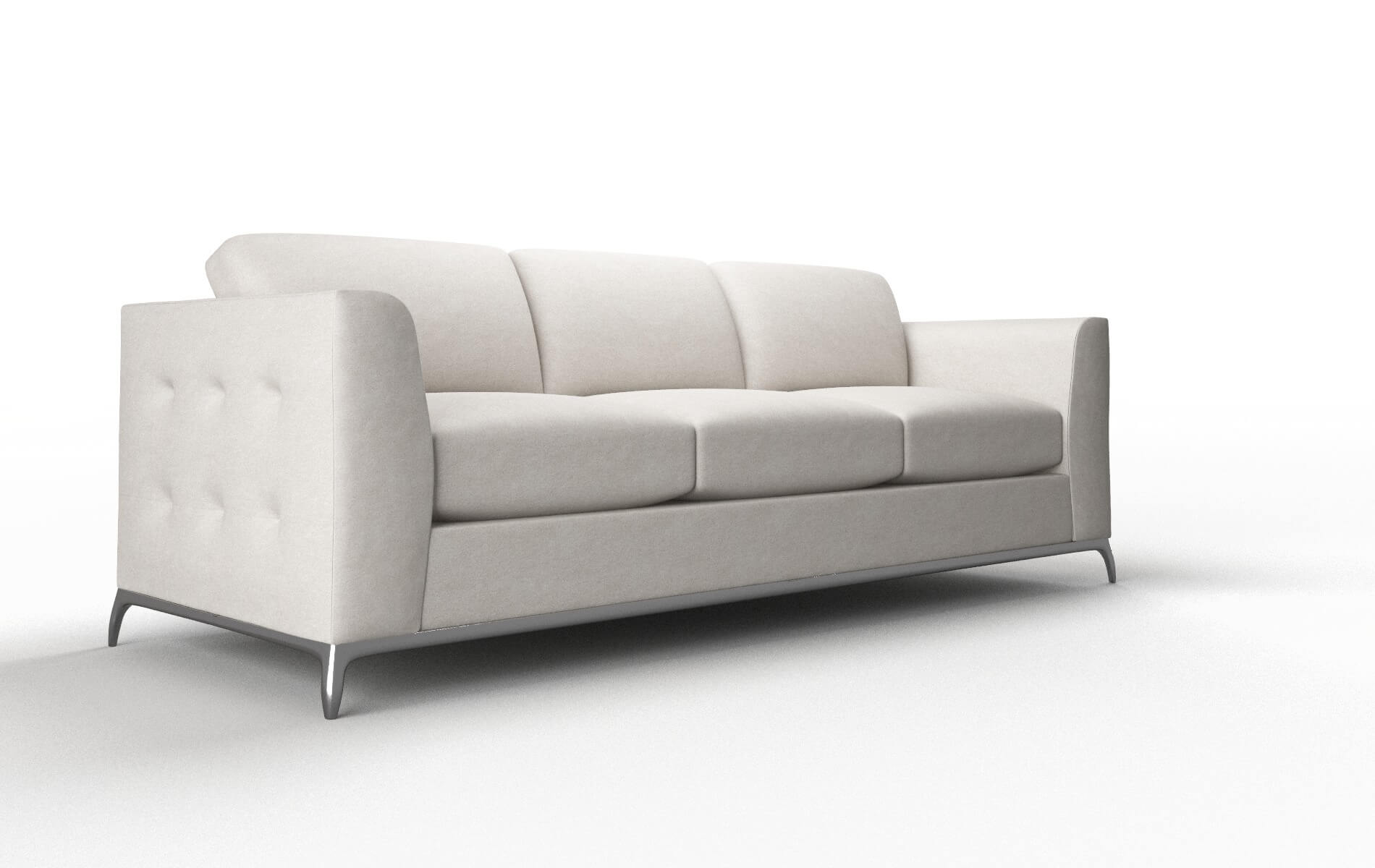 Toronto Suave Dove Sofa metal legs 2