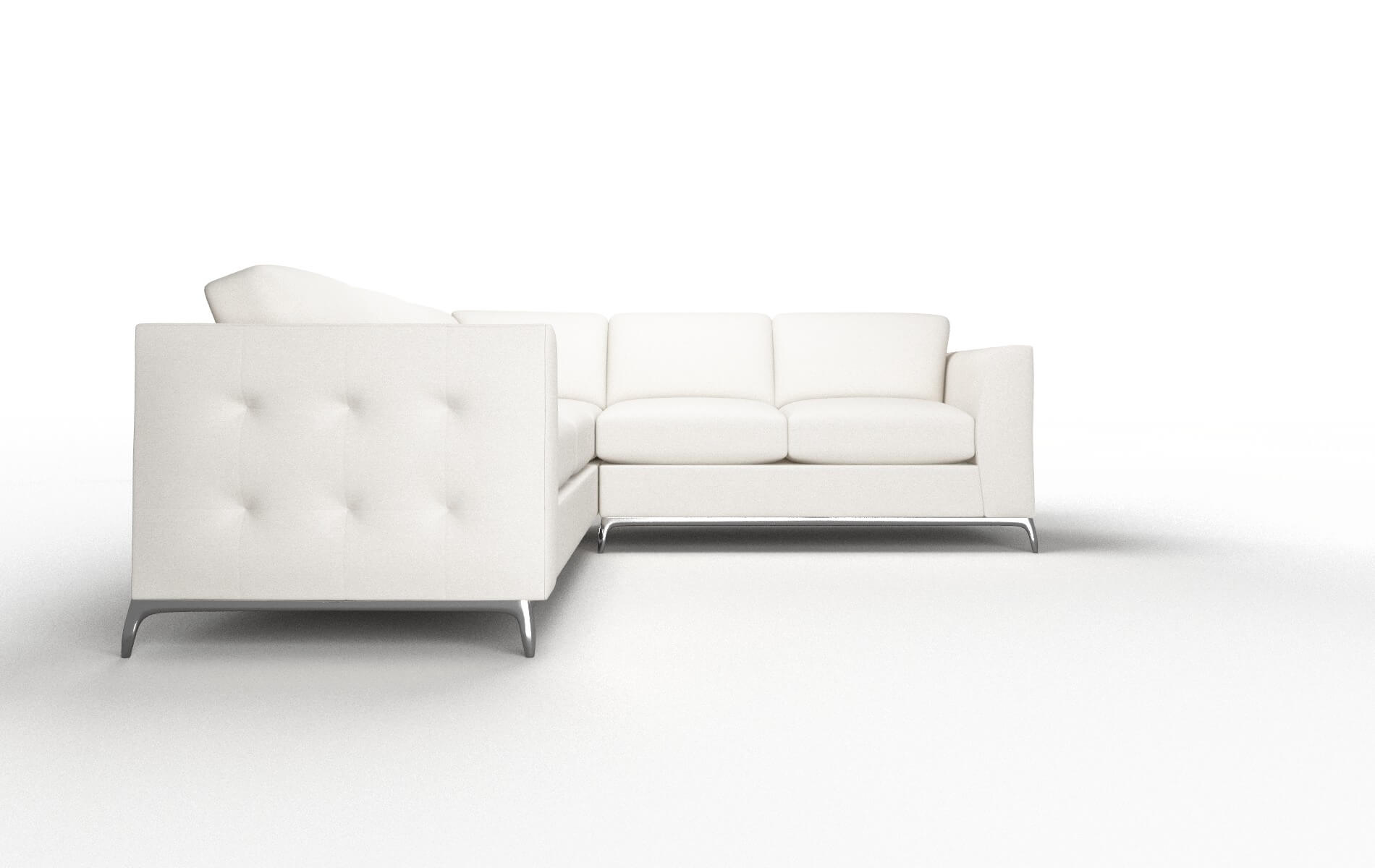 Toronto Venice Eggshell Sectional metal legs 2