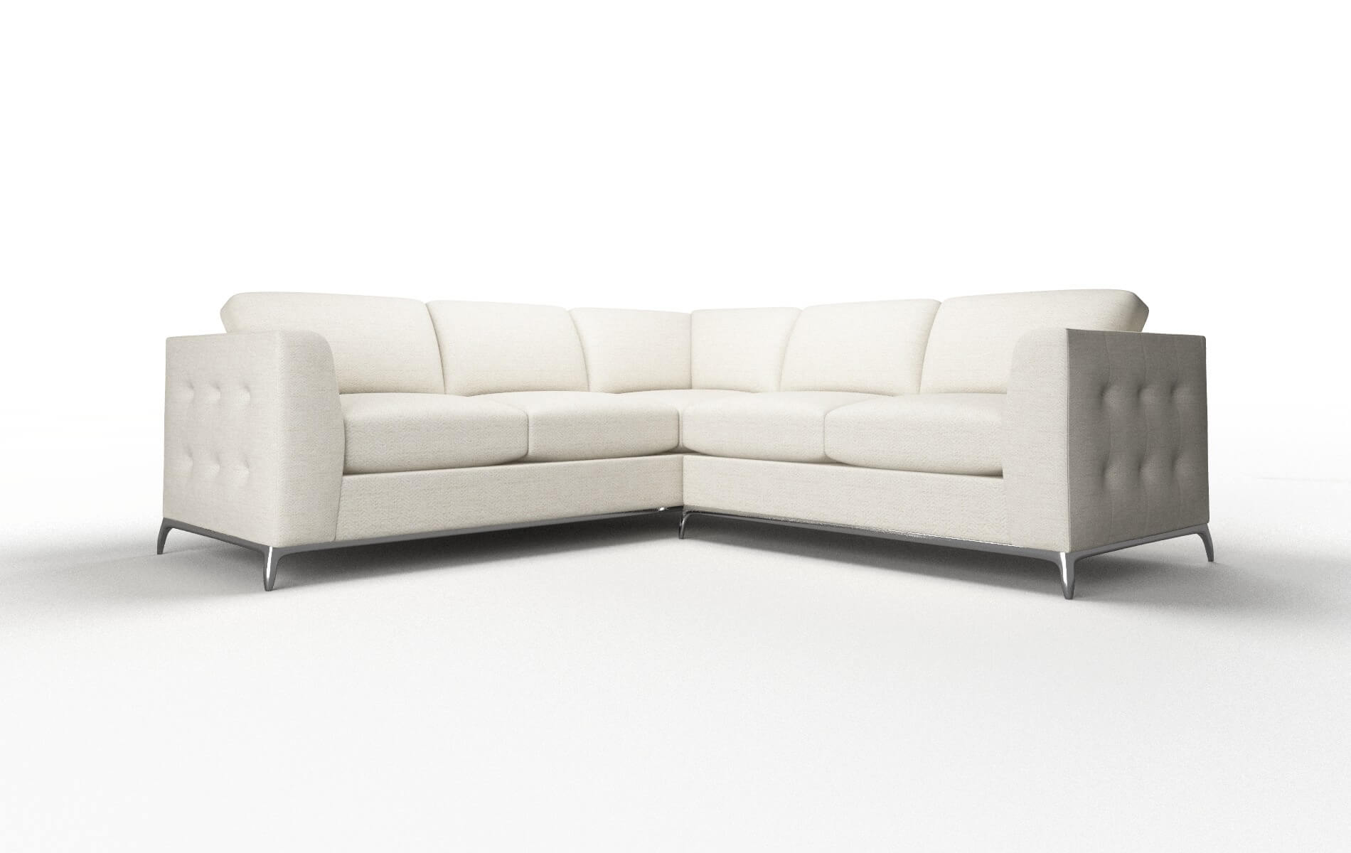 Toronto Venus Cream Sectional metal legs 1