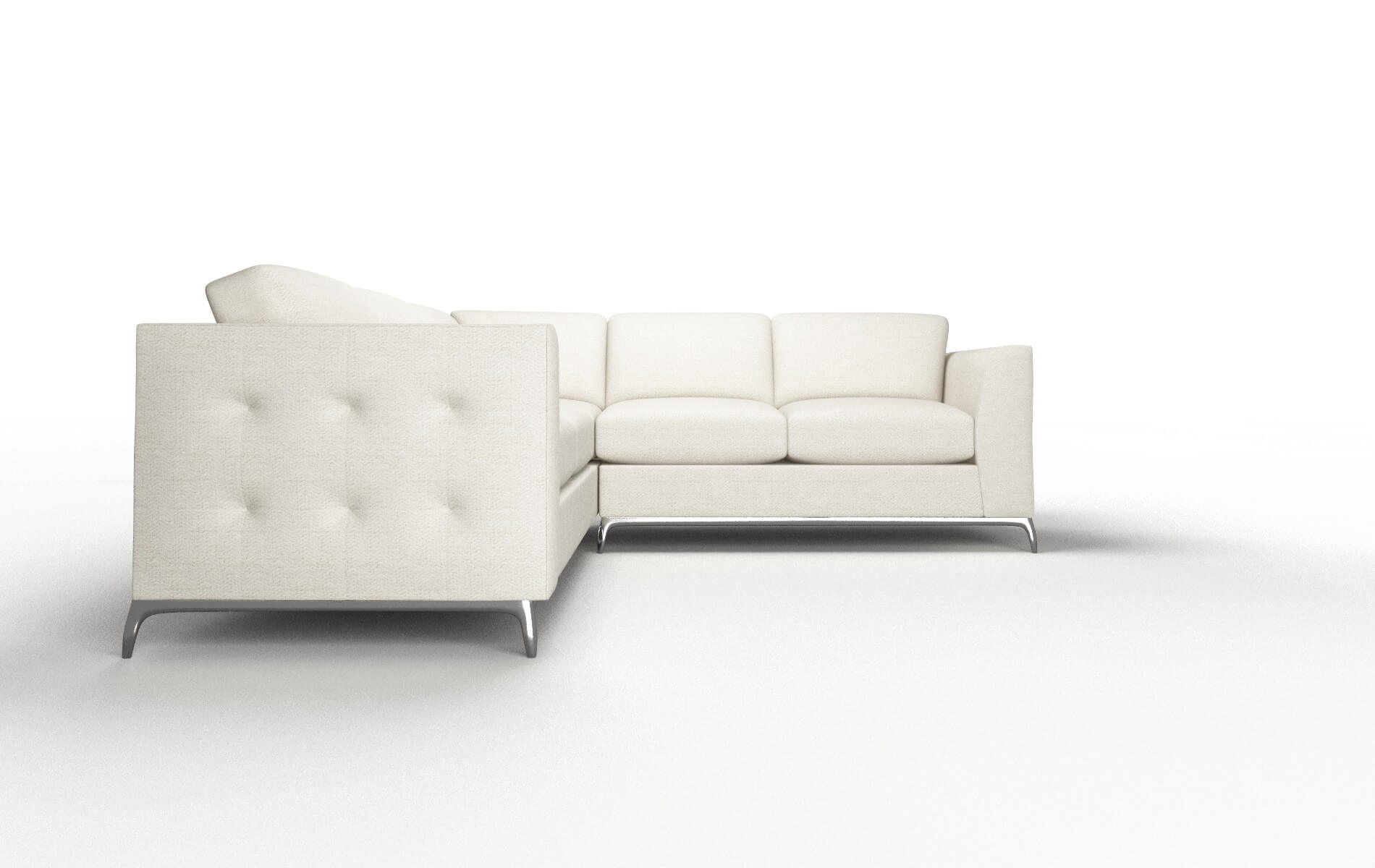 Toronto Venus Cream Sectional metal legs 2