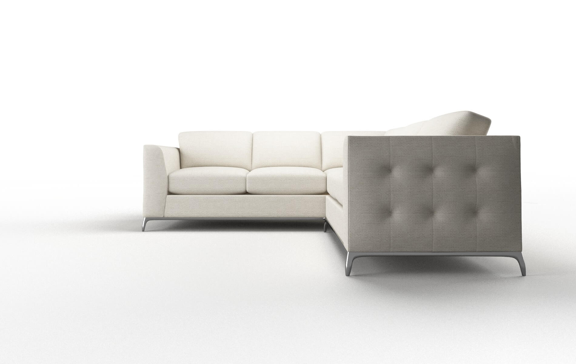 Toronto Venus Cream Sectional metal legs 5