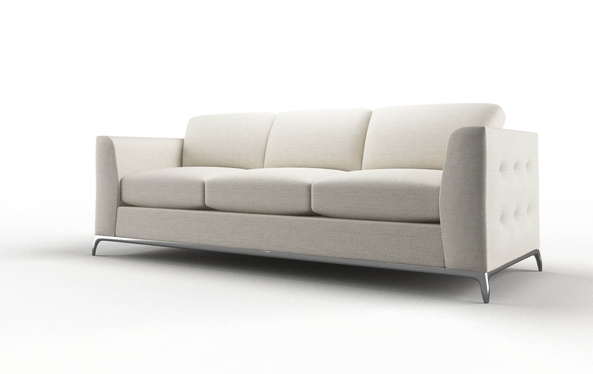Toronto Venus Cream Sofa metal legs 4