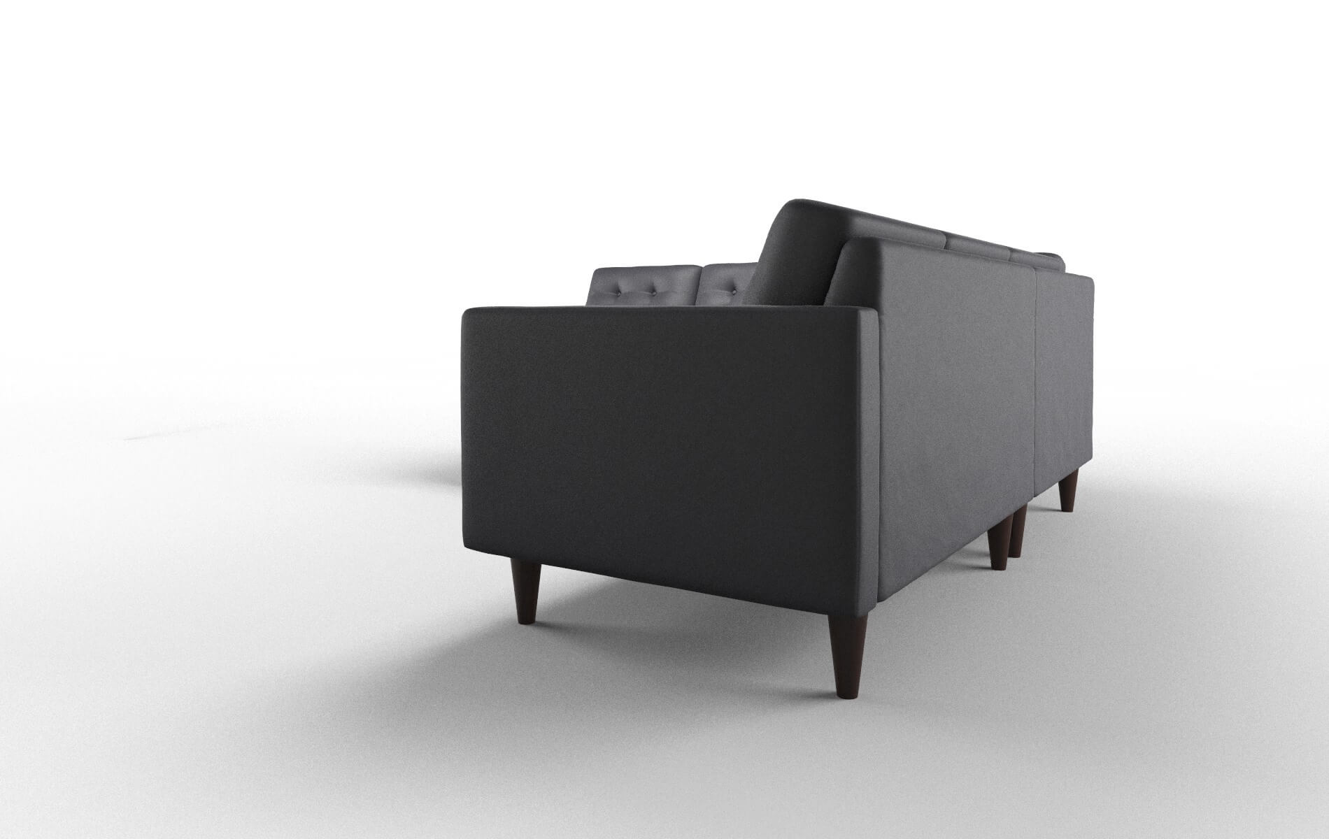 Turin Atlas_plz Navy Sectional espresso legs 4