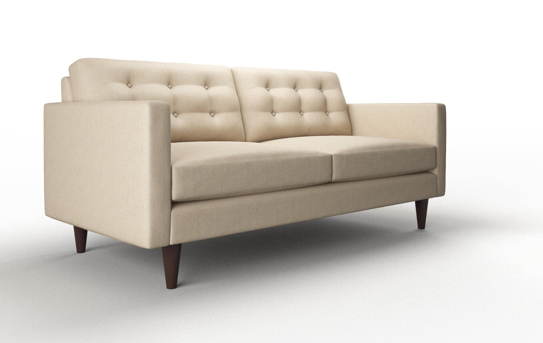 Turin Avenger Burlap Sofa espresso legs 2