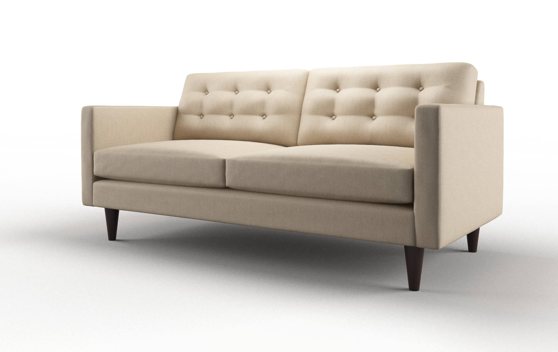 Turin Avenger Burlap Sofa espresso legs 4