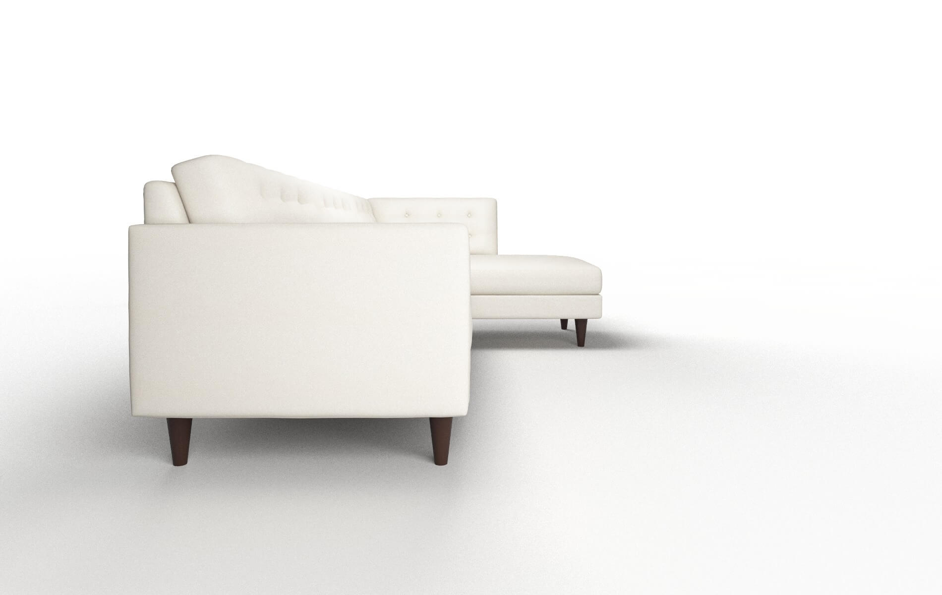 Turin Bungalow Ivory Panel espresso legs 3