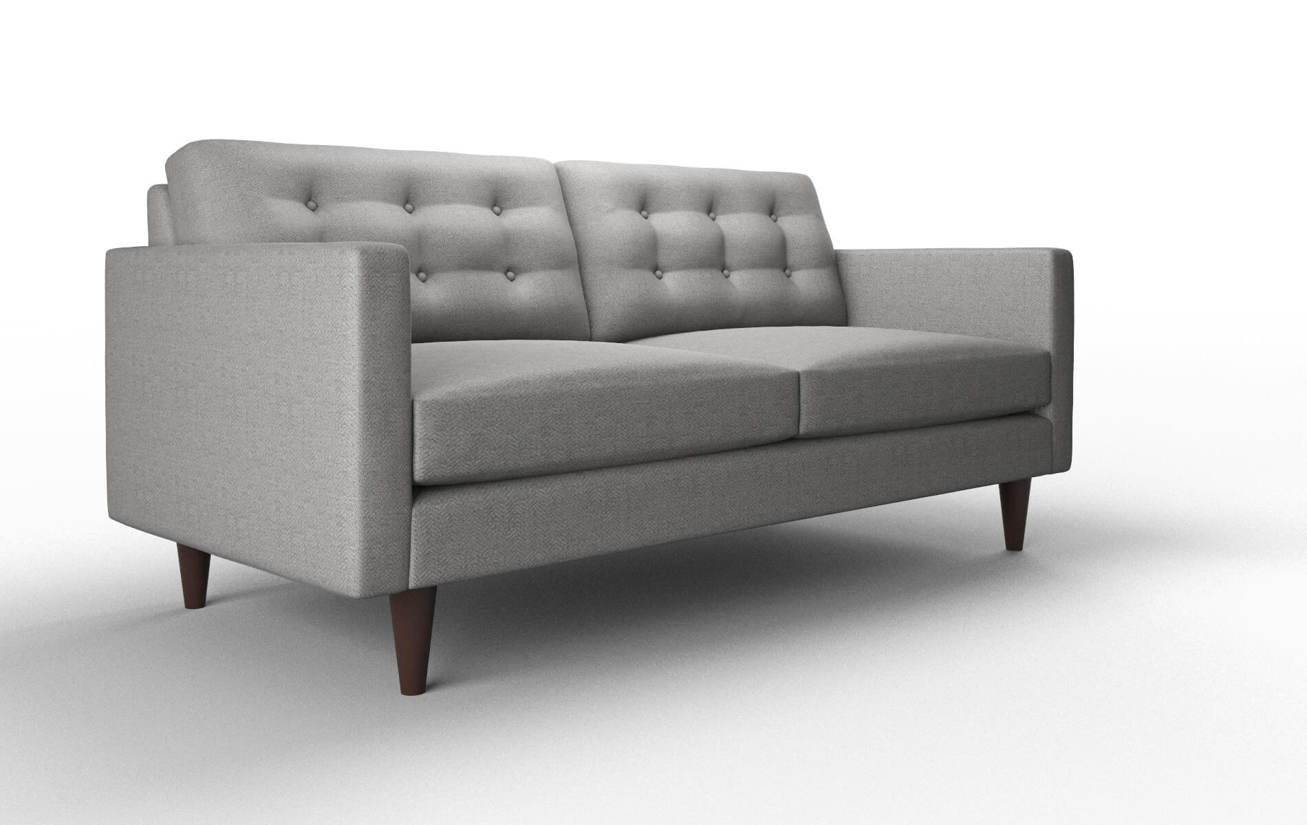 Turin Catalina Steel Sofa espresso legs 2