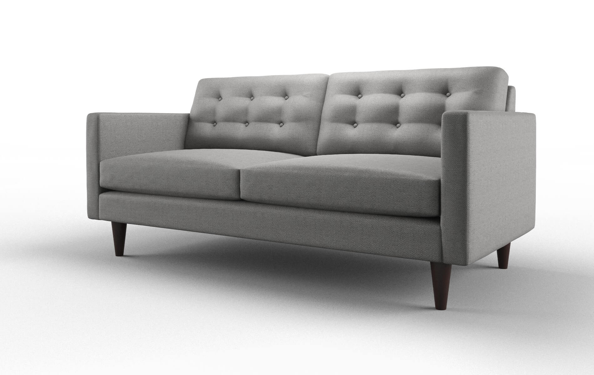 Turin Catalina Steel Sofa espresso legs 4