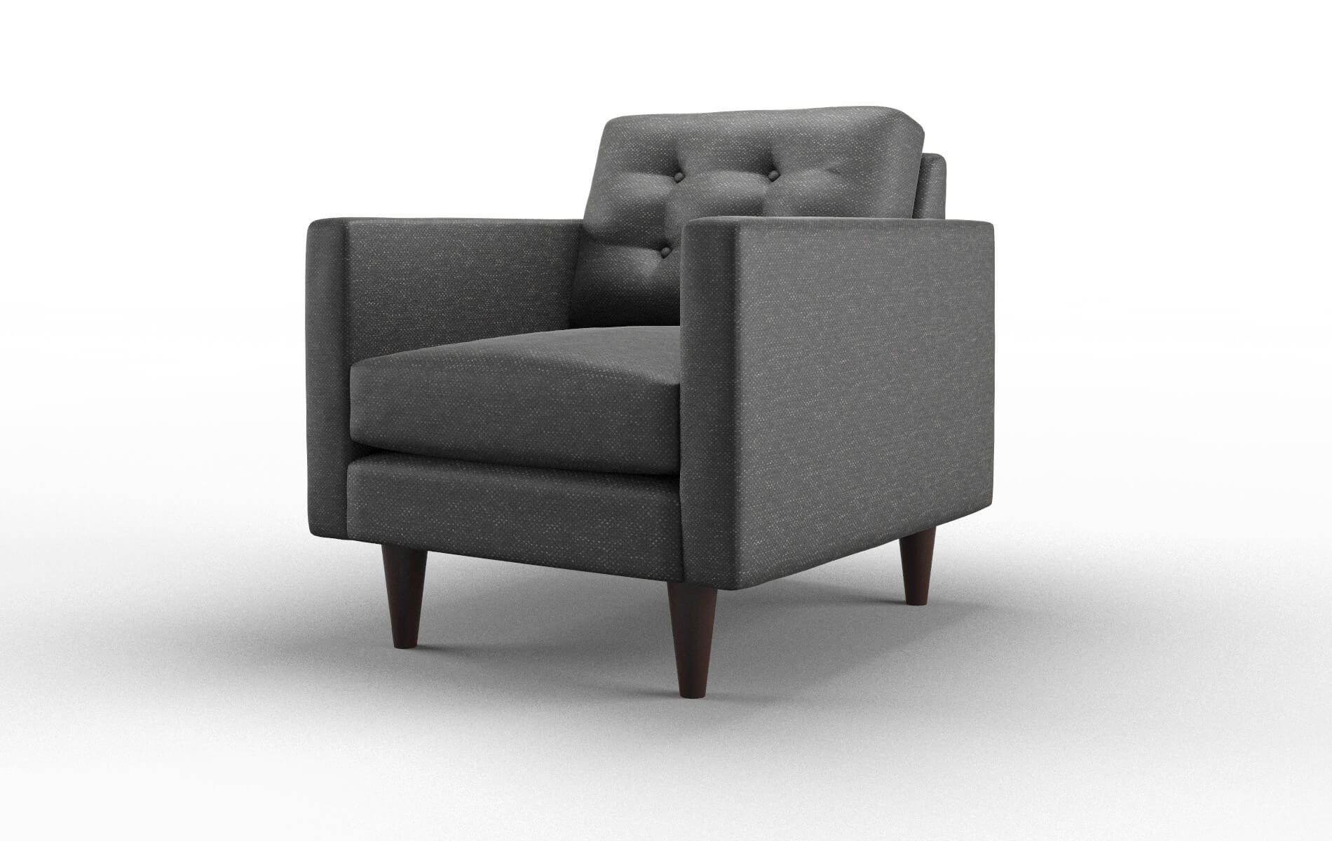 Turin Chance Denim Chair espresso legs 4