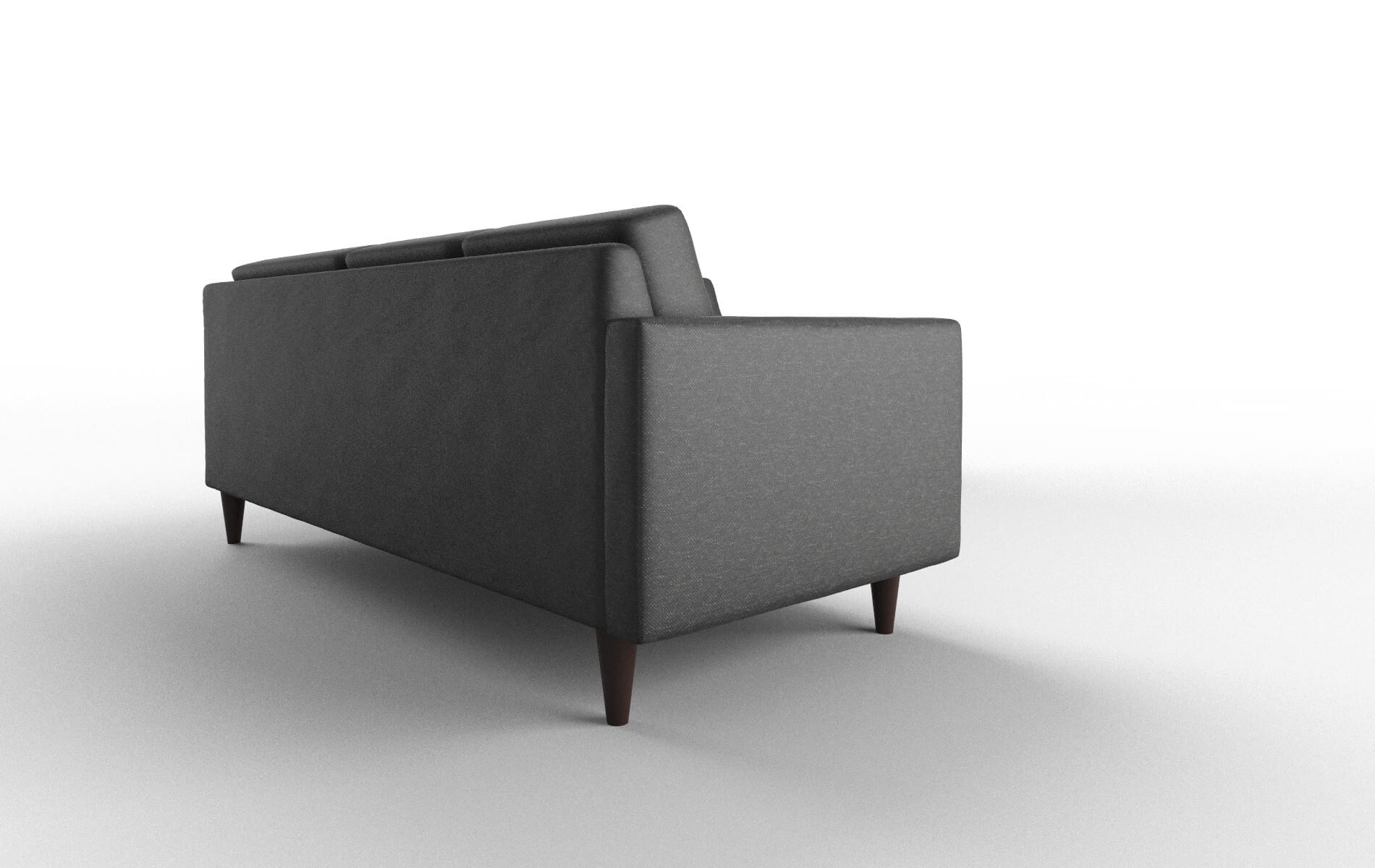 Turin Chance Denim Sectional espresso legs 3