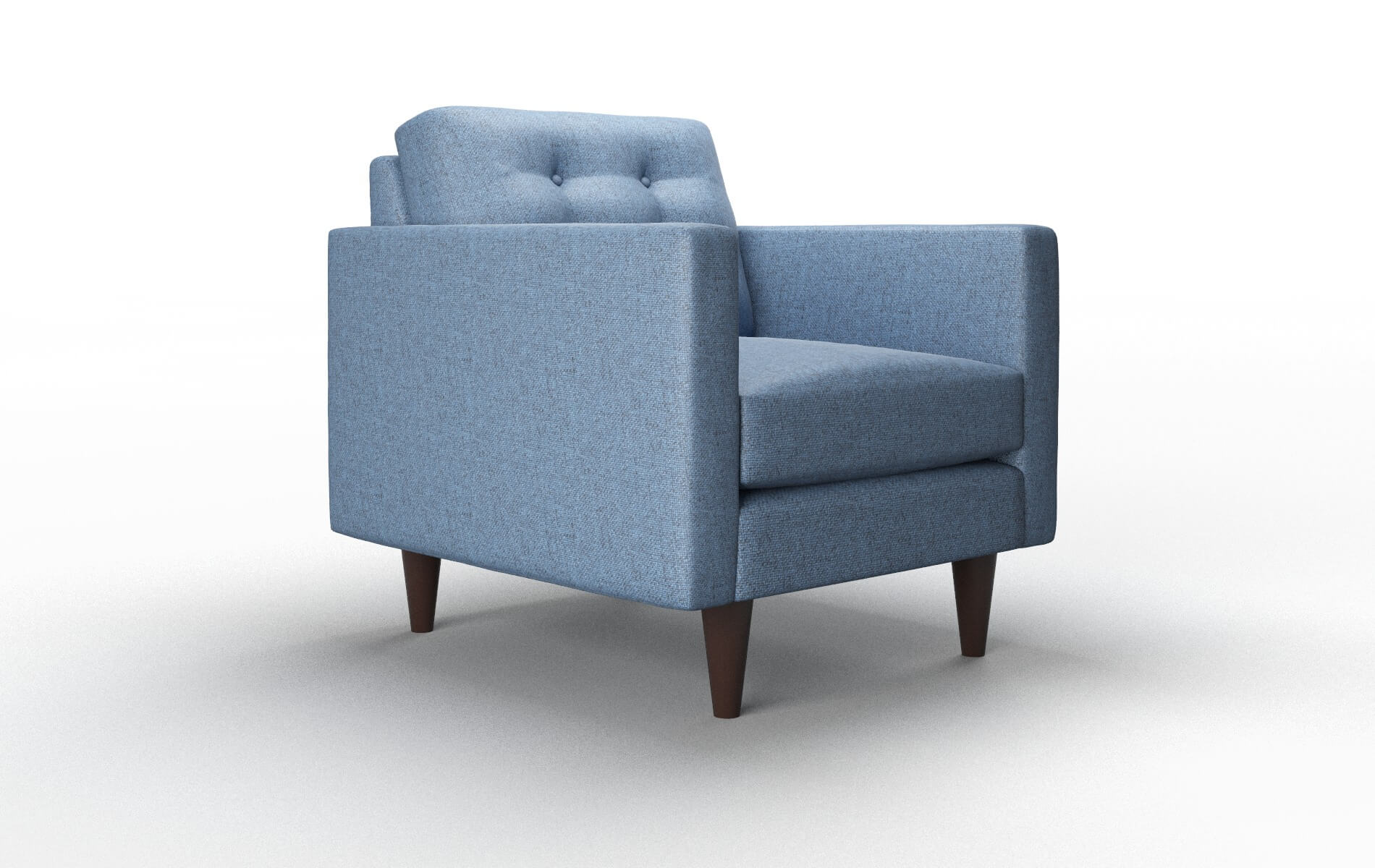 Turin Clyde Deep_ocean Chair espresso legs 2