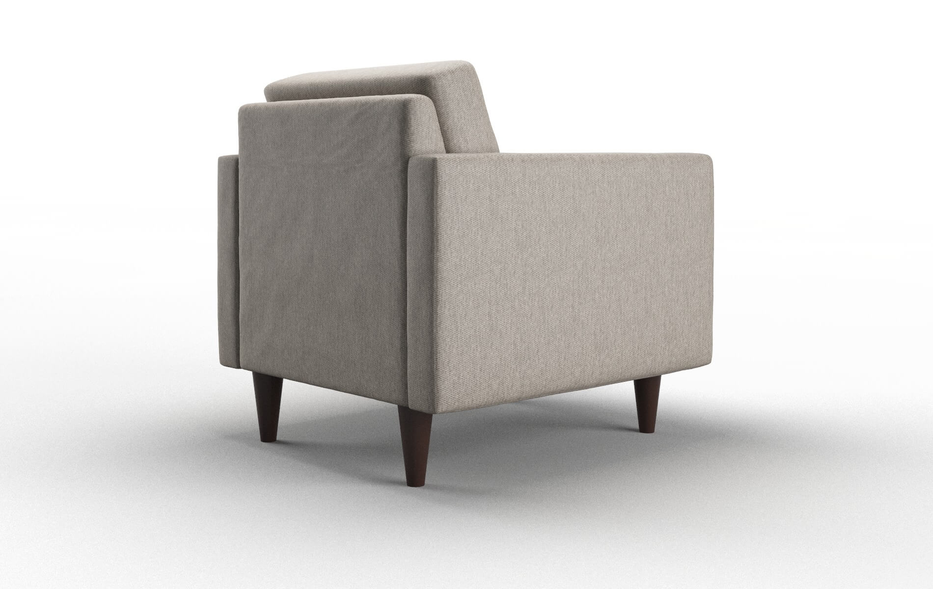 Turin Cosmo Taupe Chair espresso legs 5