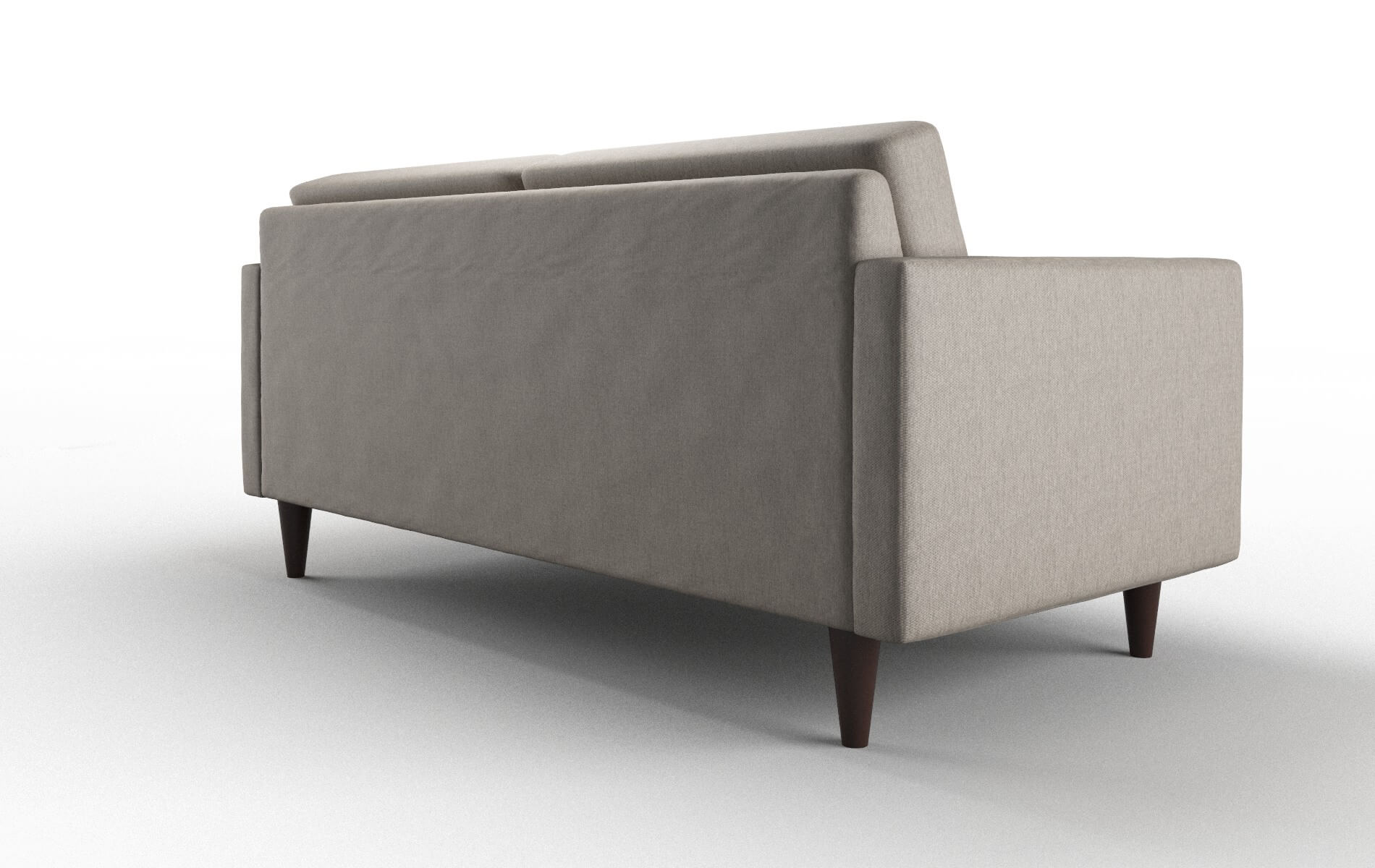 Turin Cosmo Taupe Sofa espresso legs 5