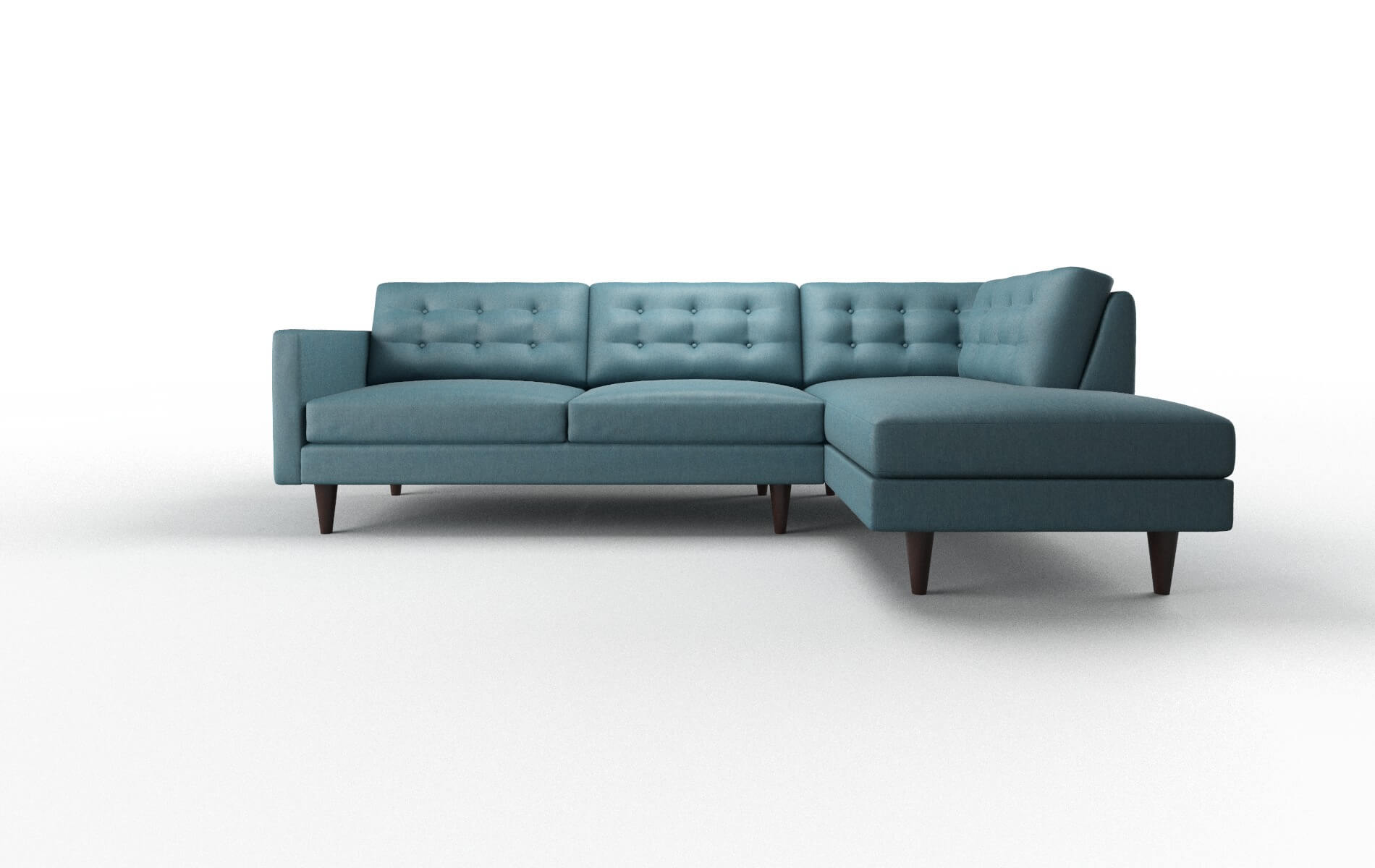 Turin Cosmo Teal Panel espresso legs 1