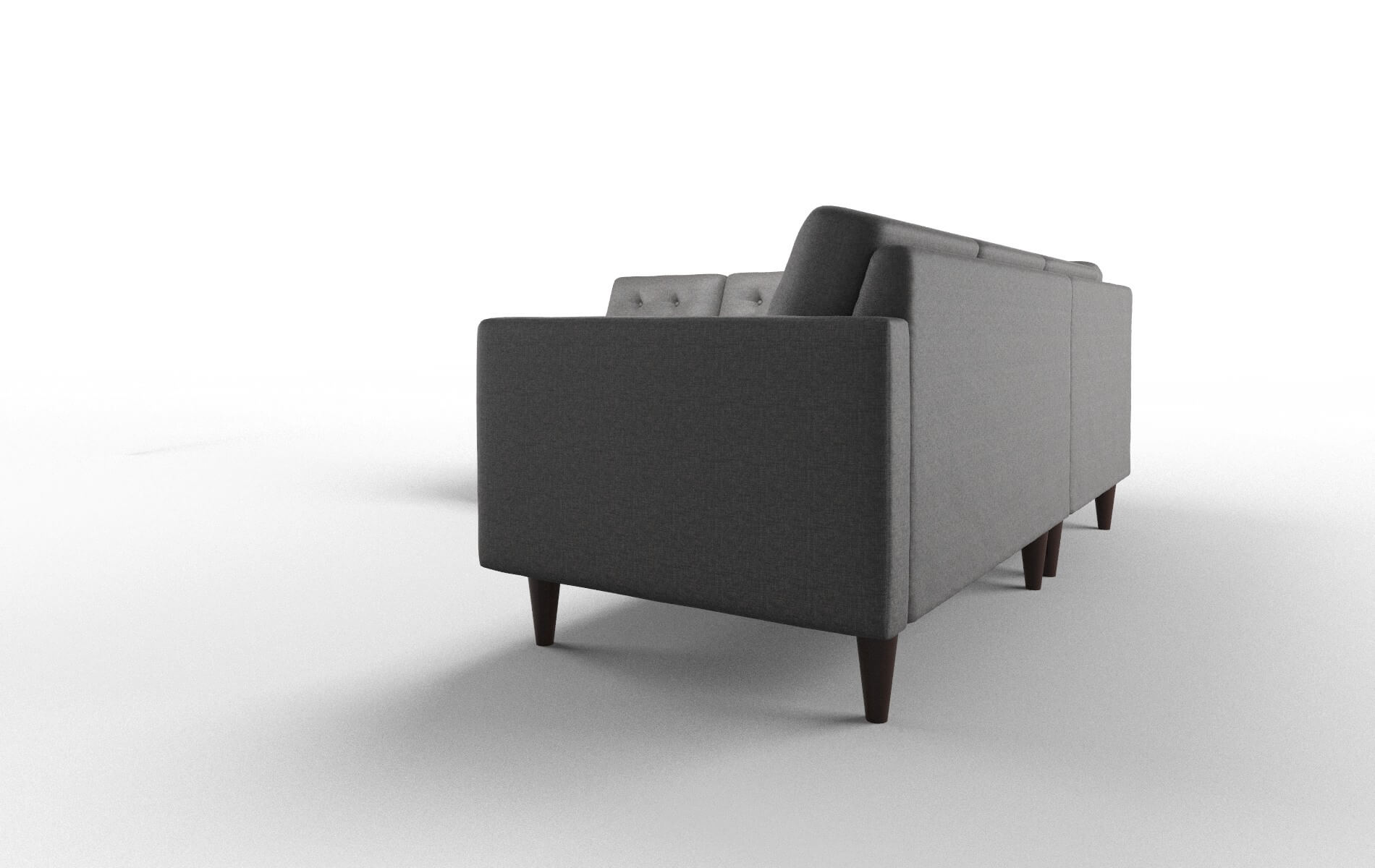 Turin Curious Pacific Sectional espresso legs 4