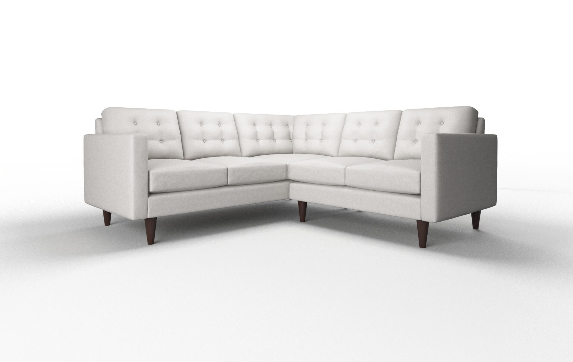 Turin Curious Spa Sectional espresso legs 1