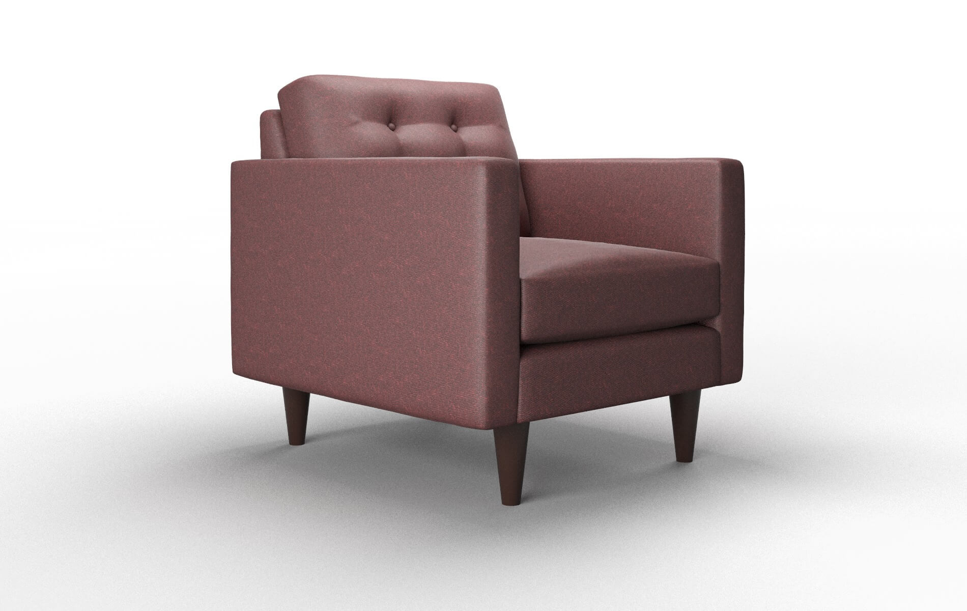 Turin Derby Berry Chair espresso legs 2