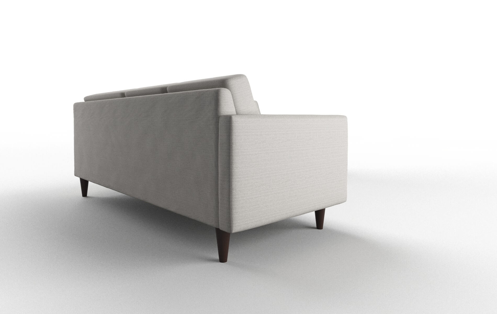 Turin Derby Grey Sectional espresso legs 3