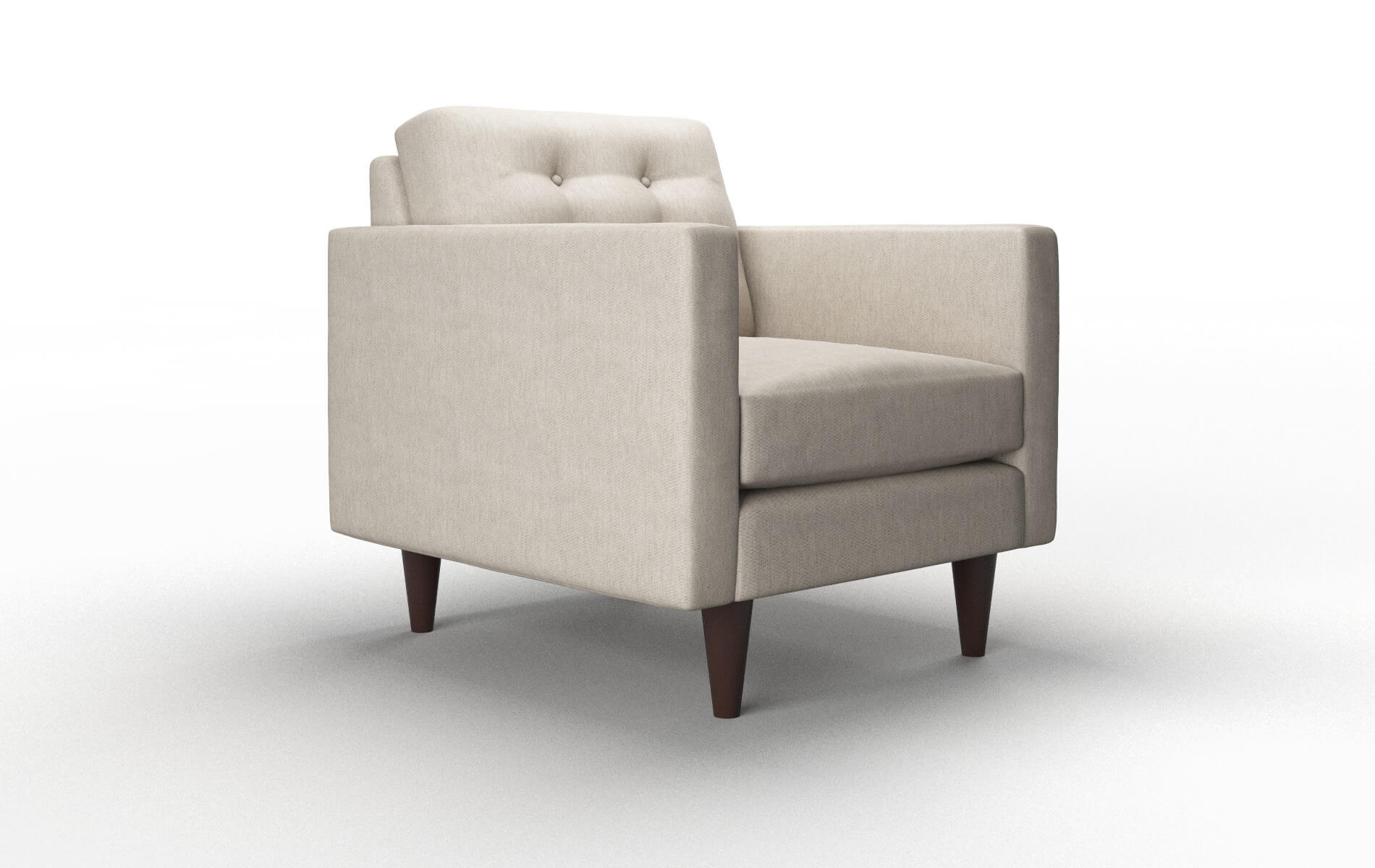 Turin Derby Linen Chair espresso legs 2