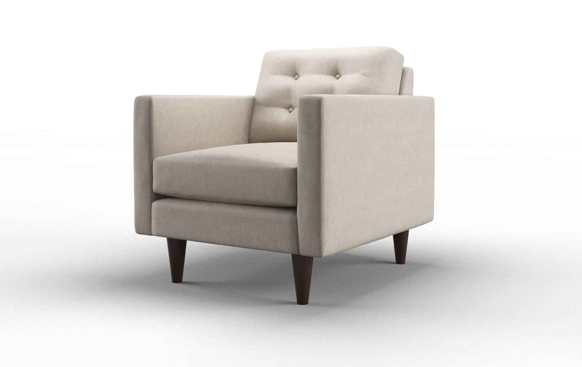 Turin Derby Linen Chair espresso legs 4