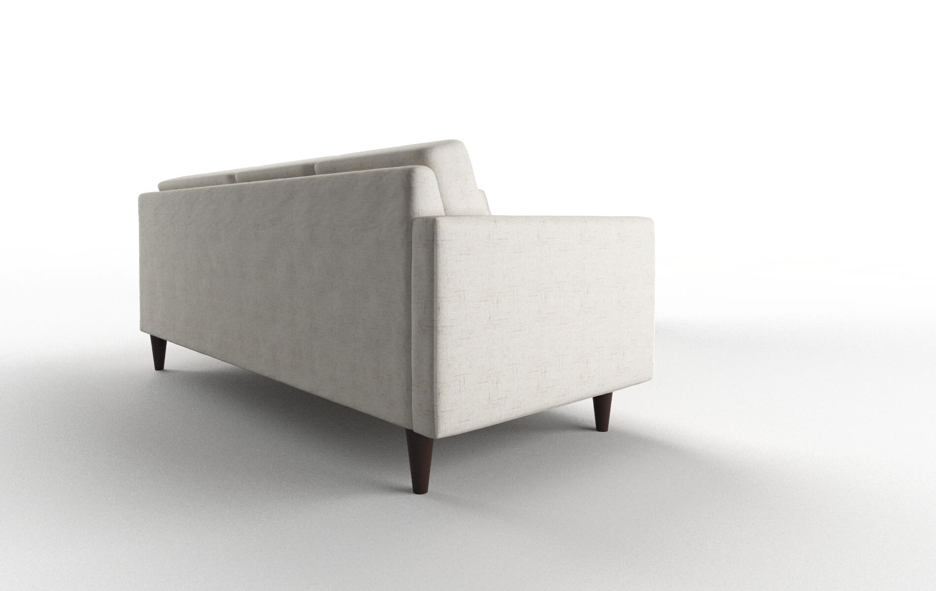 Turin Derby Taupe Sectional espresso legs 3