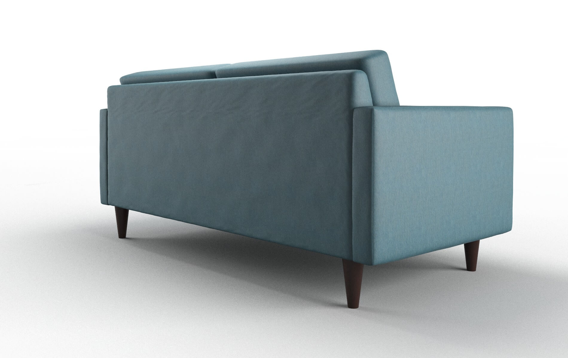 Turin Hepburn Teal Sofa espresso legs 5