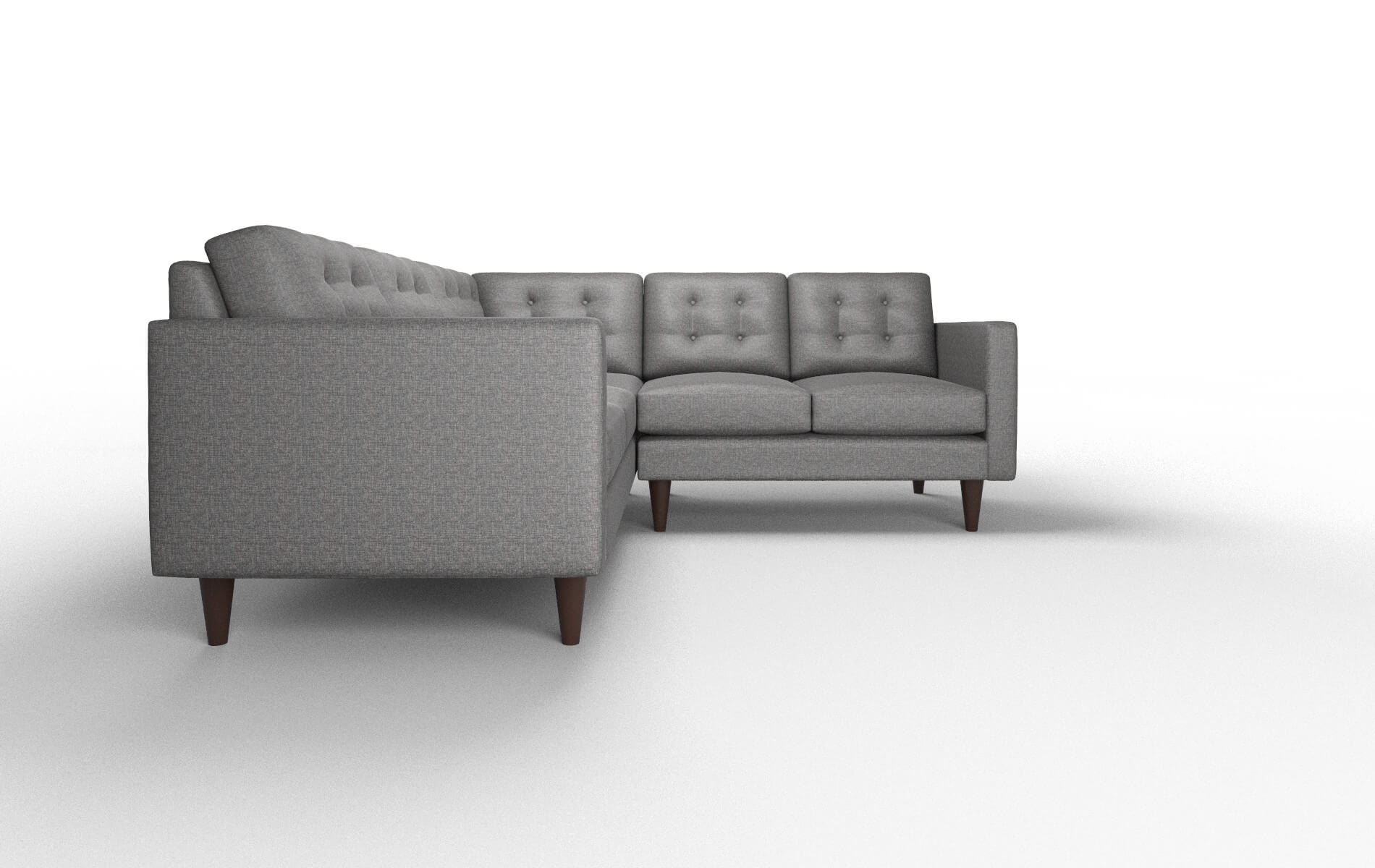 Turin Insight Charcoal Sectional espresso legs 2