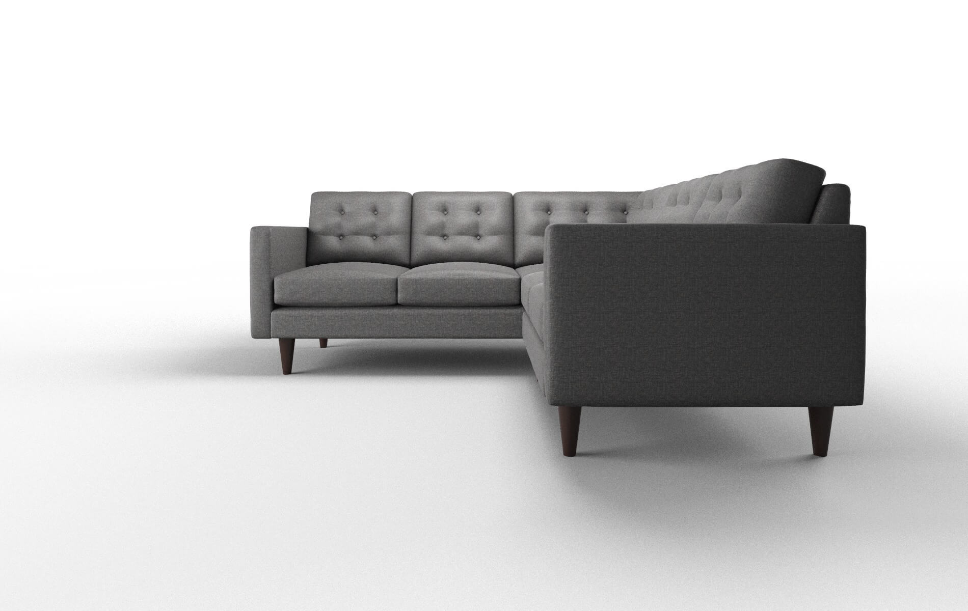 Turin Insight Charcoal Sectional espresso legs 5