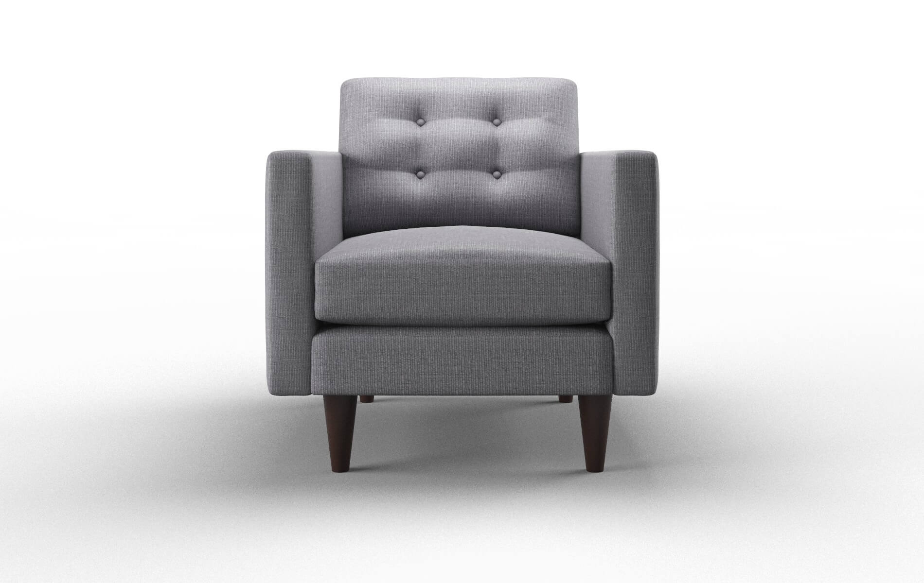 Turin Insight Denim Chair espresso legs 1