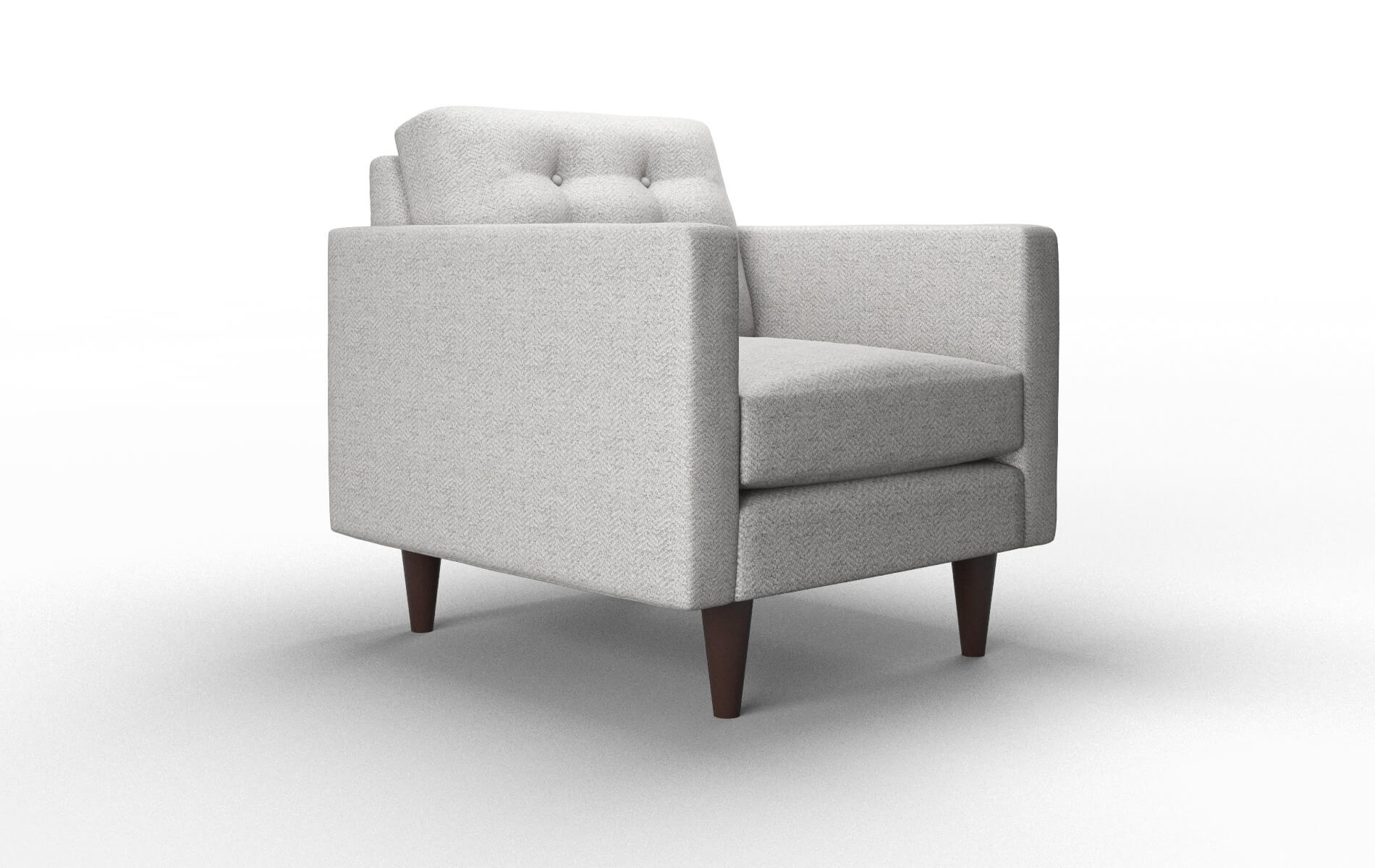 Turin Malibu Dove Chair espresso legs 2