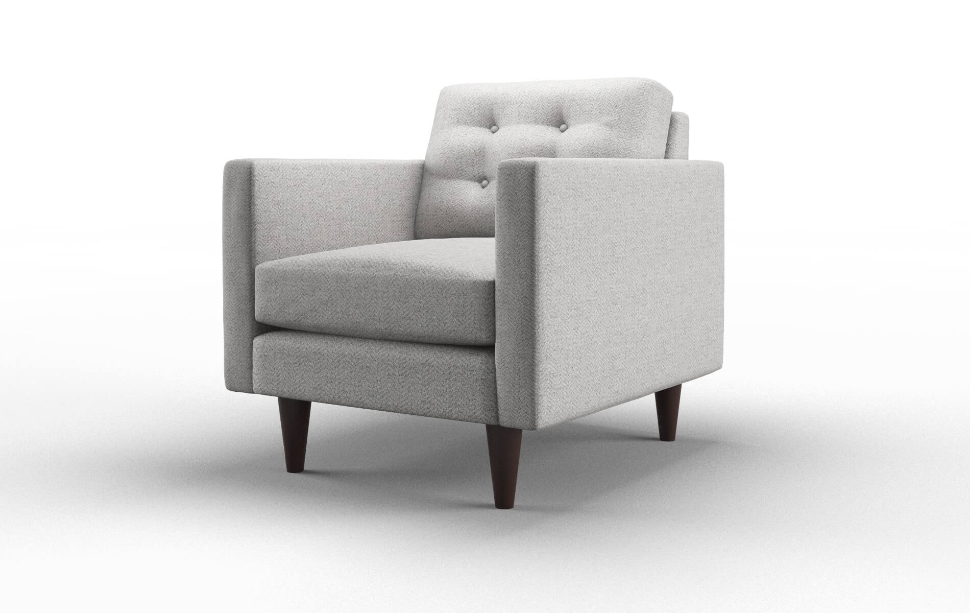 Turin Malibu Dove Chair espresso legs 4