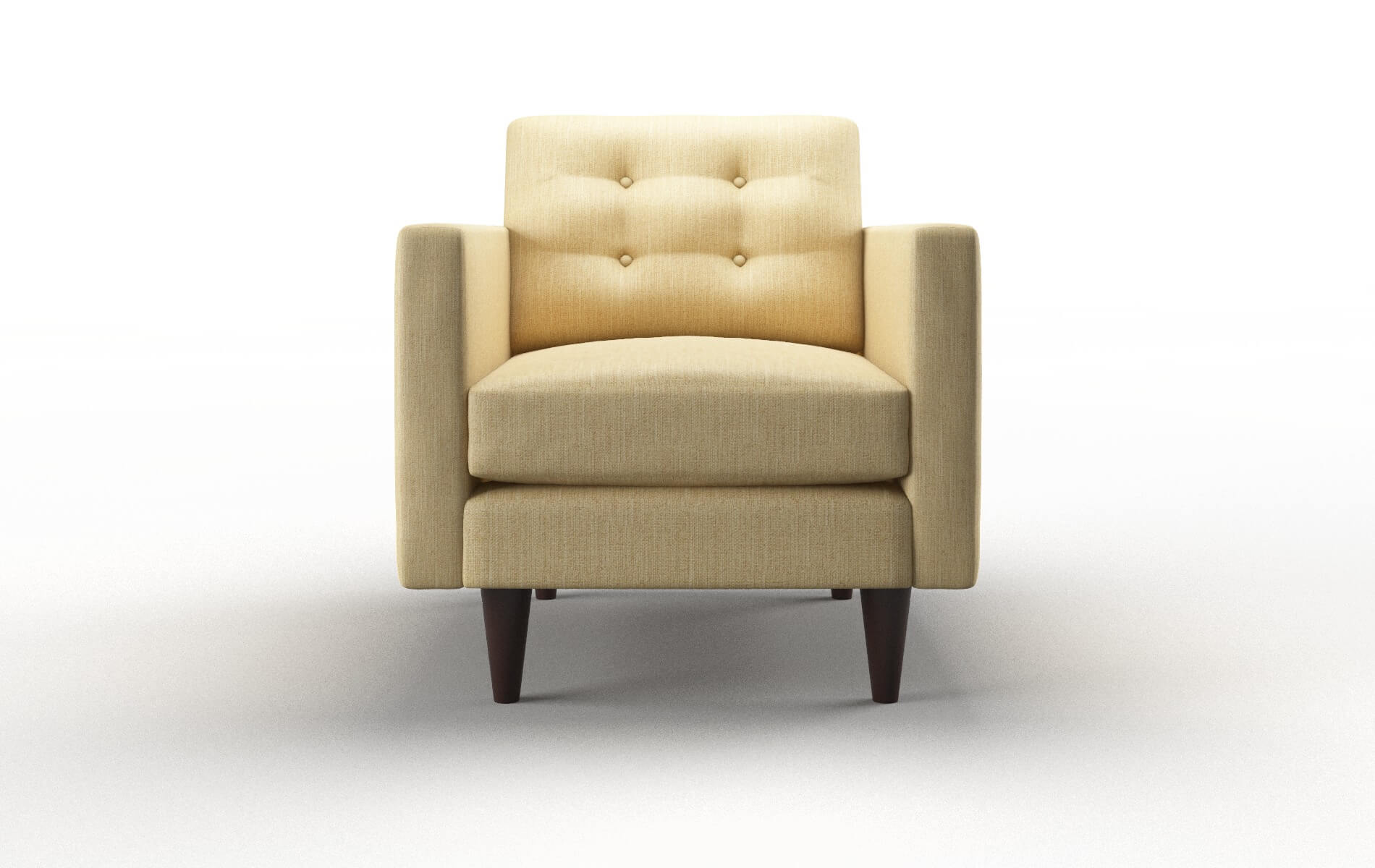 Turin Malibu Maize Chair espresso legs 1