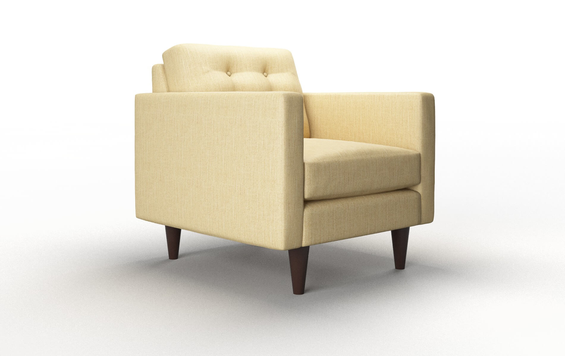 Turin Malibu Maize Chair espresso legs 2