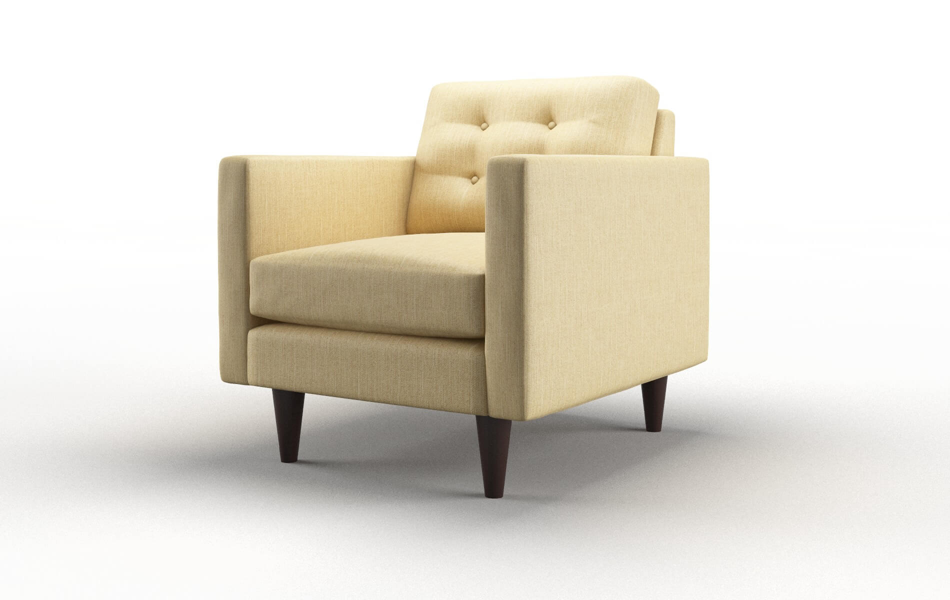 Turin Malibu Maize Chair espresso legs 4