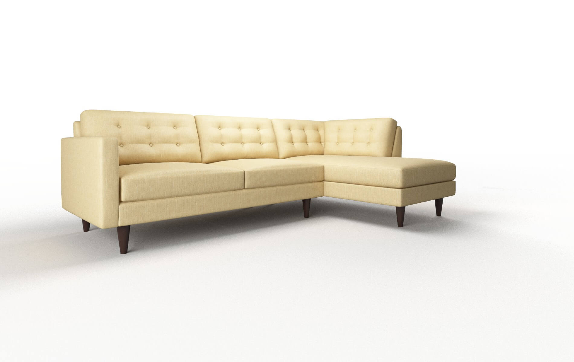 Turin Malibu Maize Panel espresso legs 2