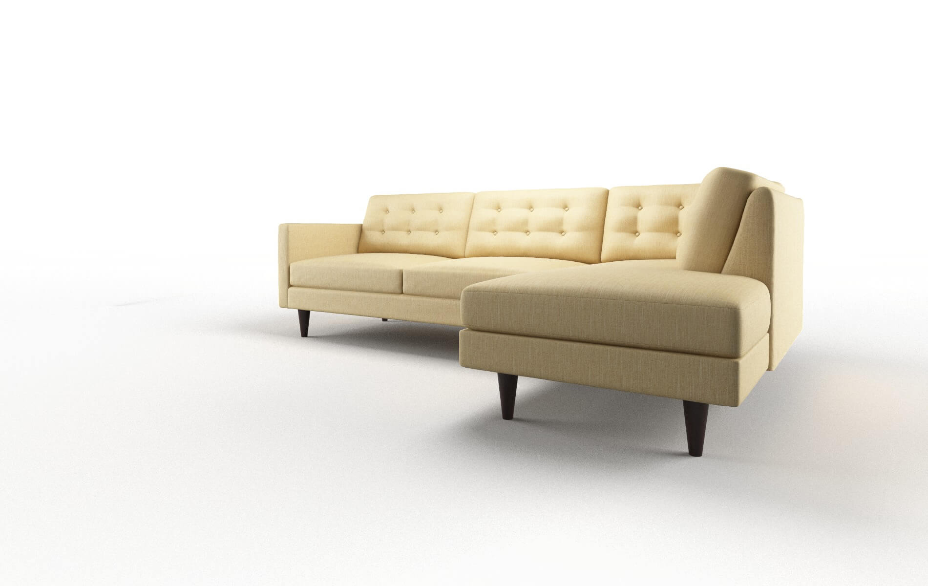 Turin Malibu Maize Panel espresso legs 4