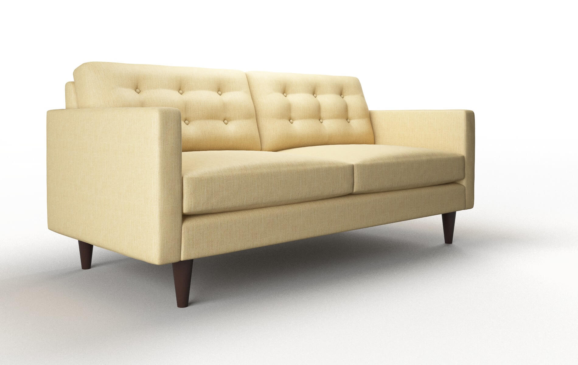 Turin Malibu Maize Sofa espresso legs 2