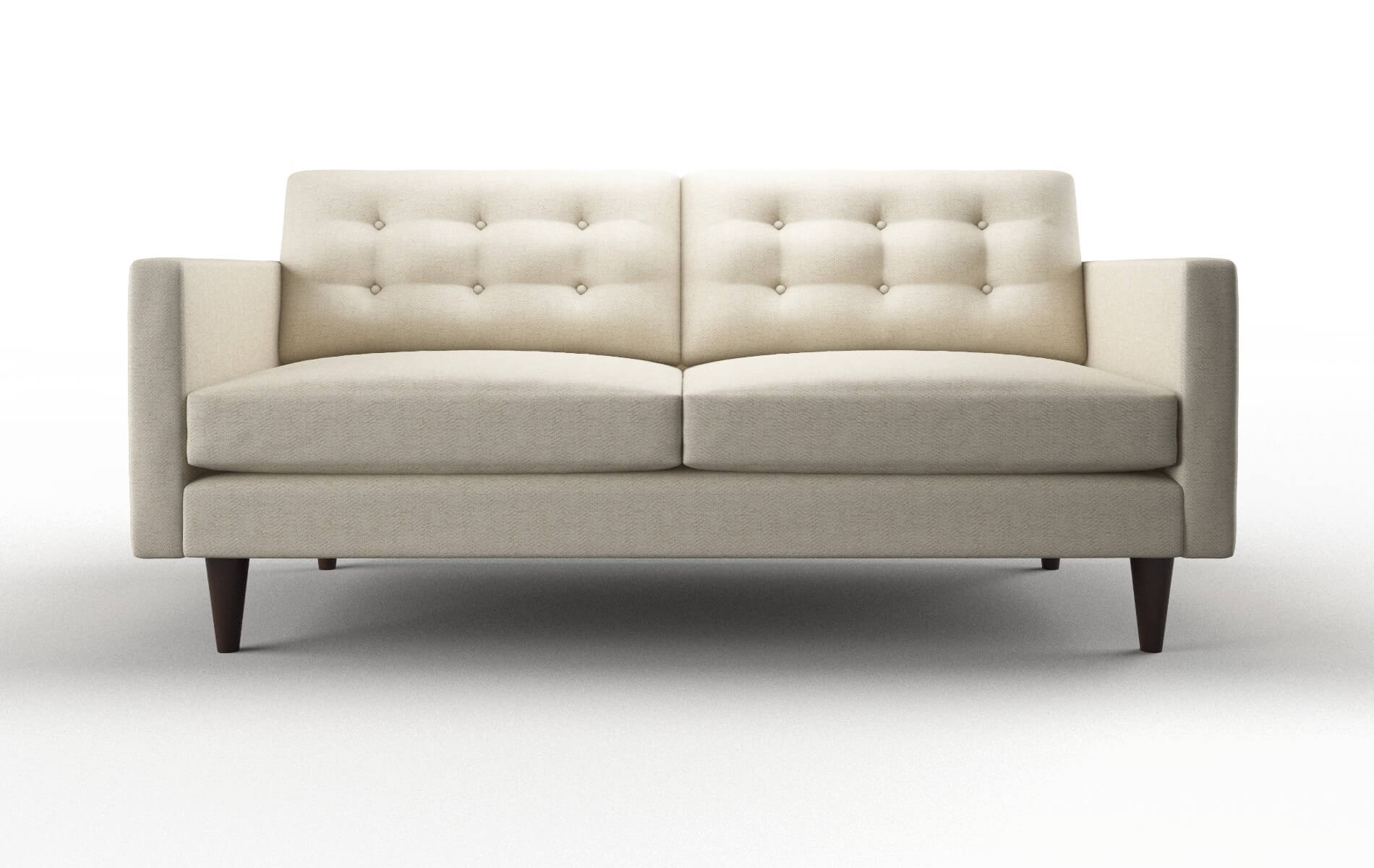 Turin Malibu Sand Sofa espresso legs 1