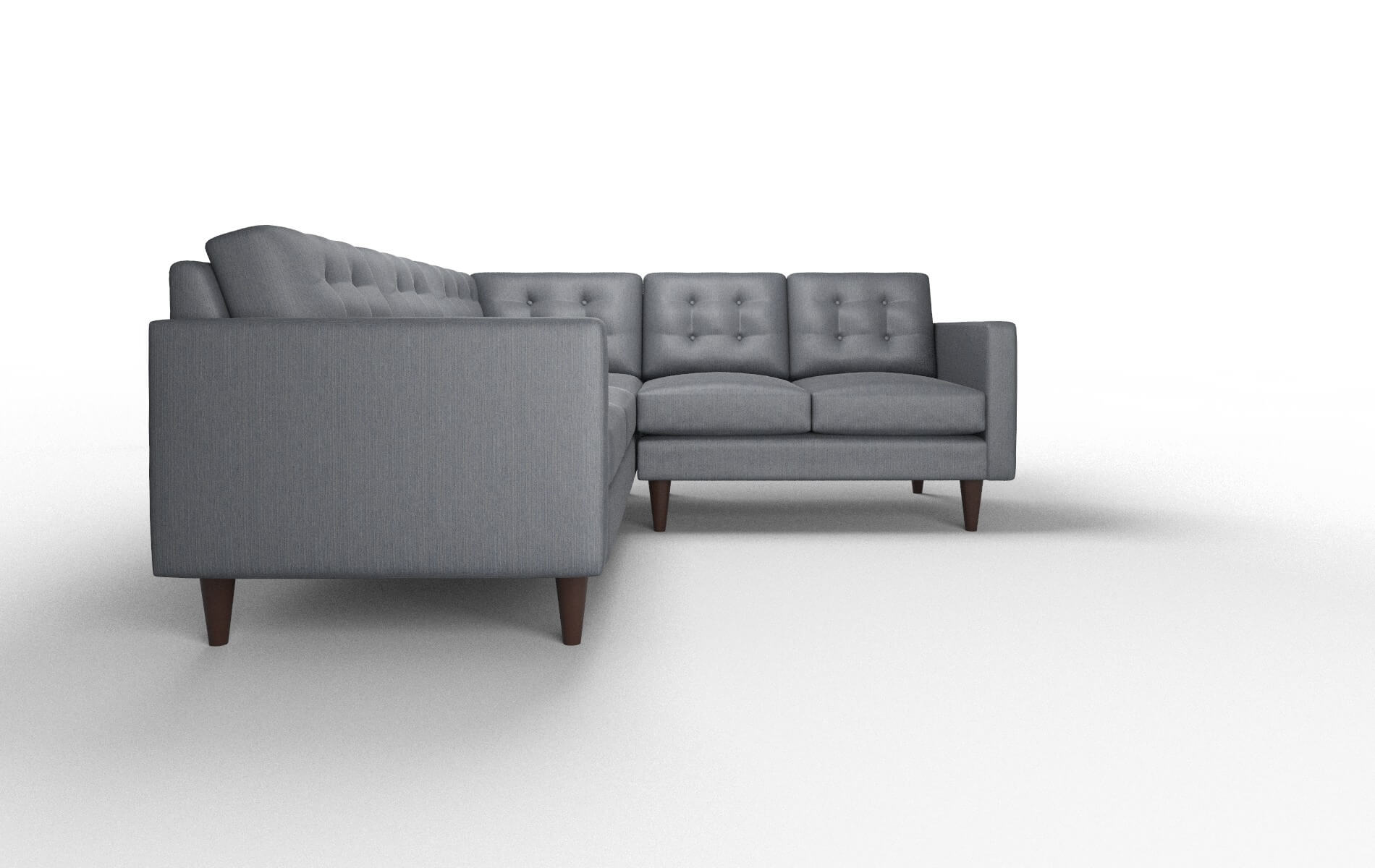 Turin Malibu Sea Sectional espresso legs 2