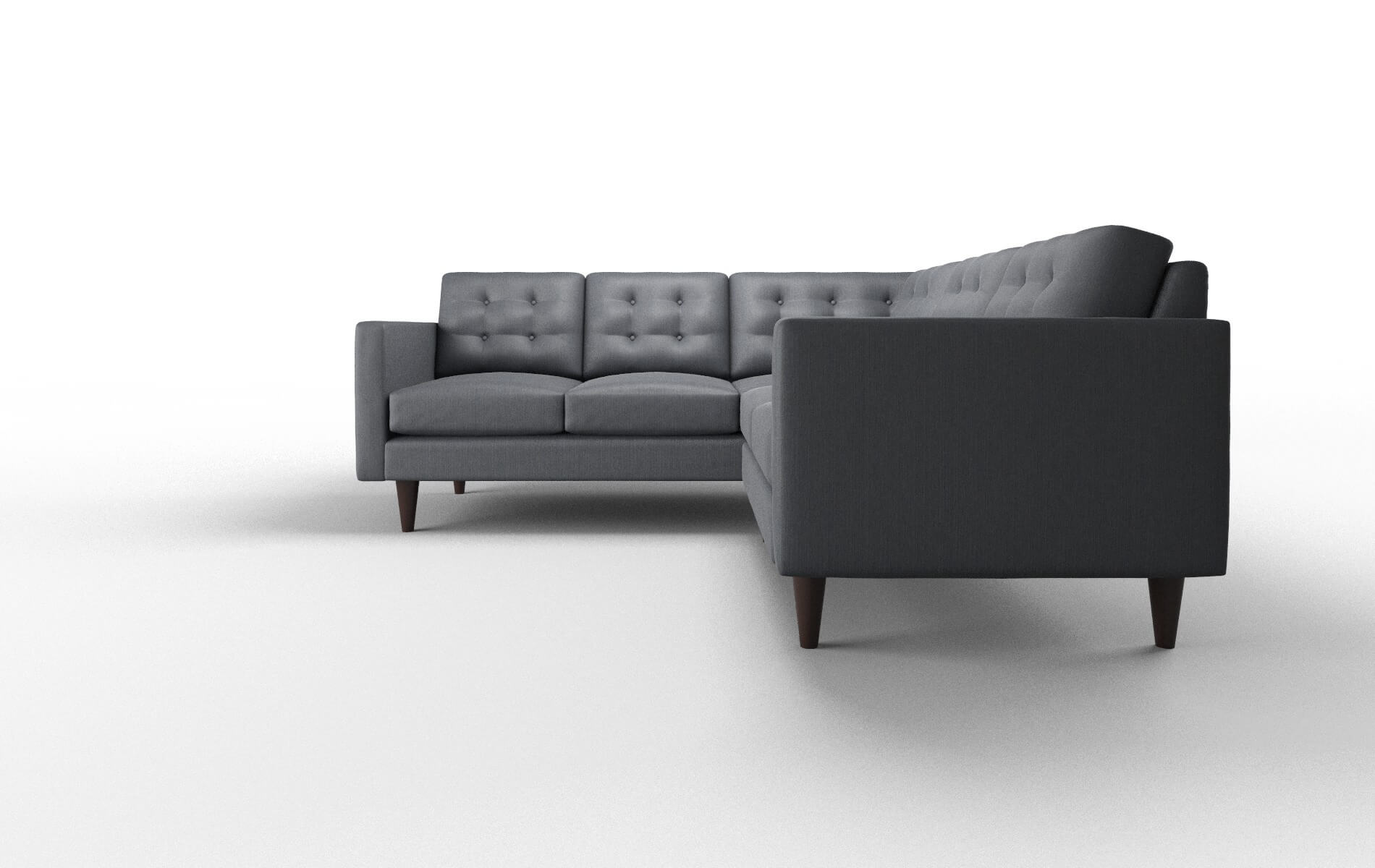Turin Malibu Sea Sectional espresso legs 5